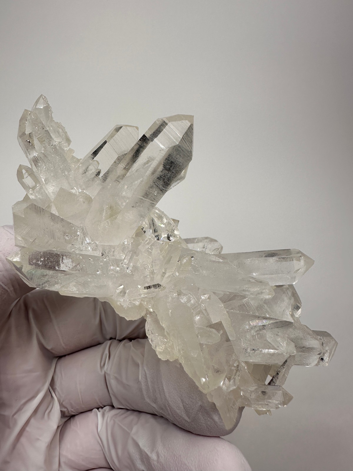 Top Quality Large Optical Clear Arkansas Quartz Crystal Cluster