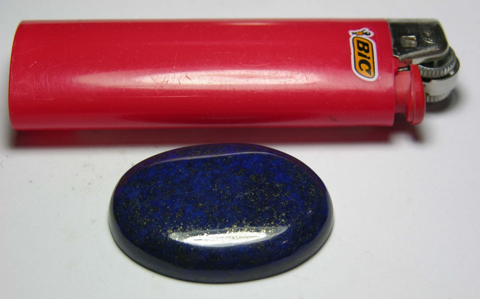 80.05ct Afghanistan 100% Natural Lapis Lazuli Cabochon Gemstone 16.00g 39mm