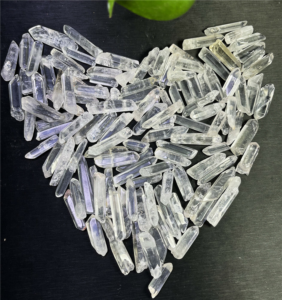 100g Lot Tibet Natural Clear Quartz Crystal Points Terminated Wand Specimen