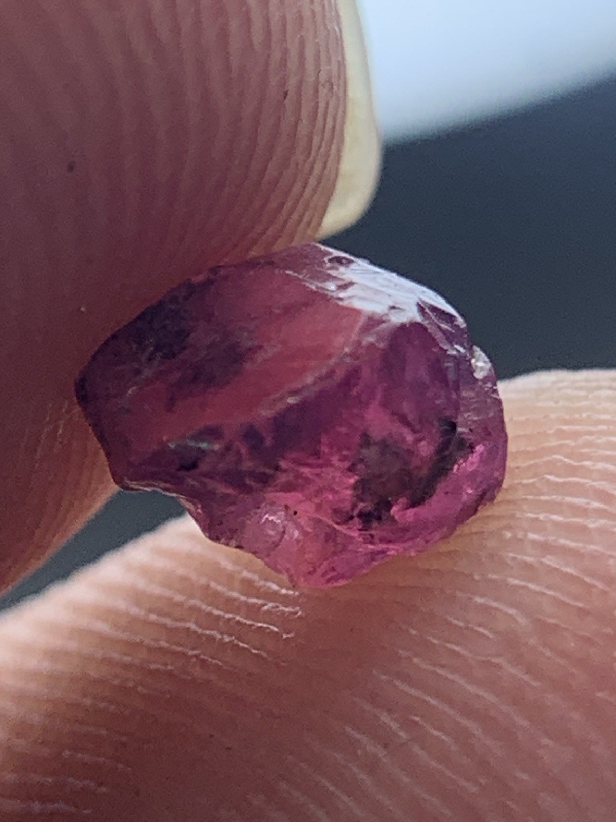 1.10 Crts Extremely Rare Stunning Facet Grade Pink & Blue Winza Sapphire @winza
