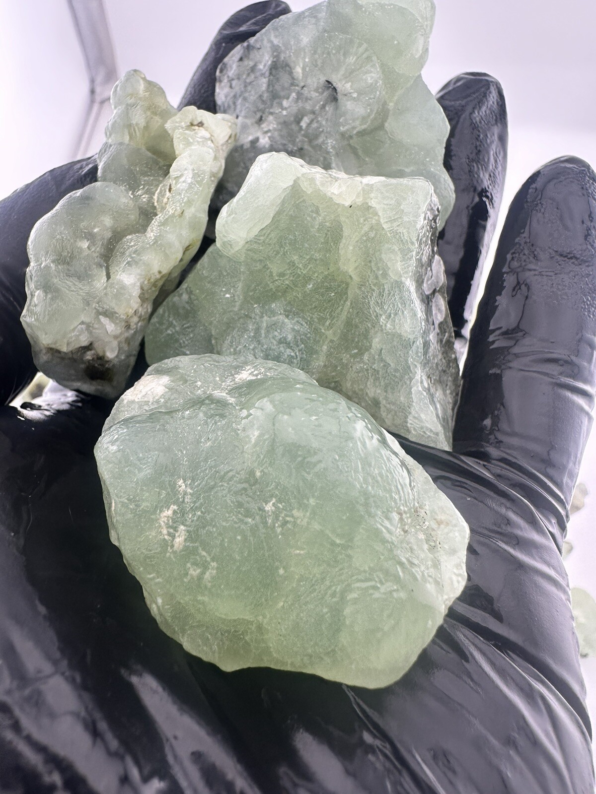 1 8 lb Prehnite with Epidote Inclusions from Mali Jewelry Making Gemstones