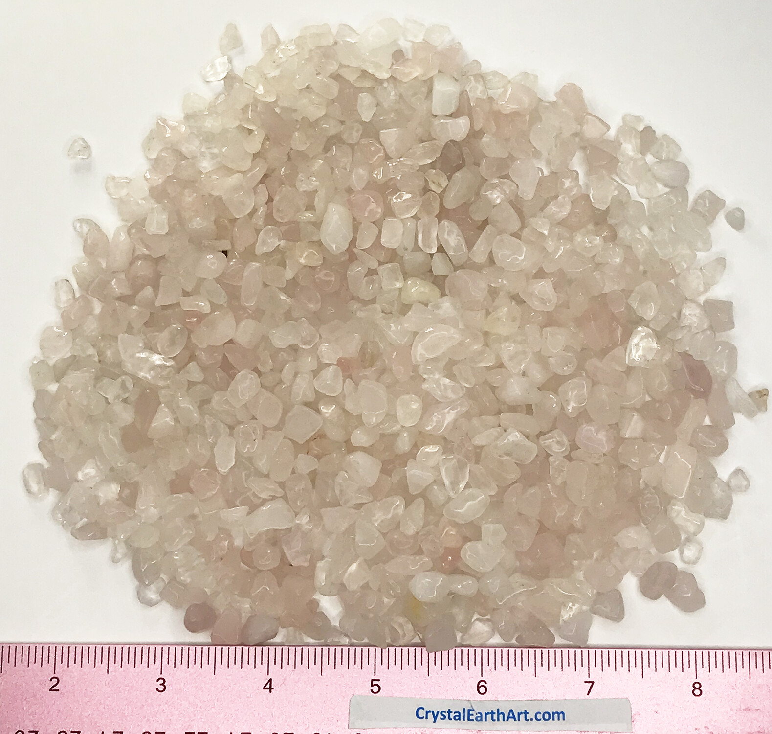 Quartz Rose polished Mini ( size 3/16″ to 1/4″ or 5-7mm) 1/2 lb