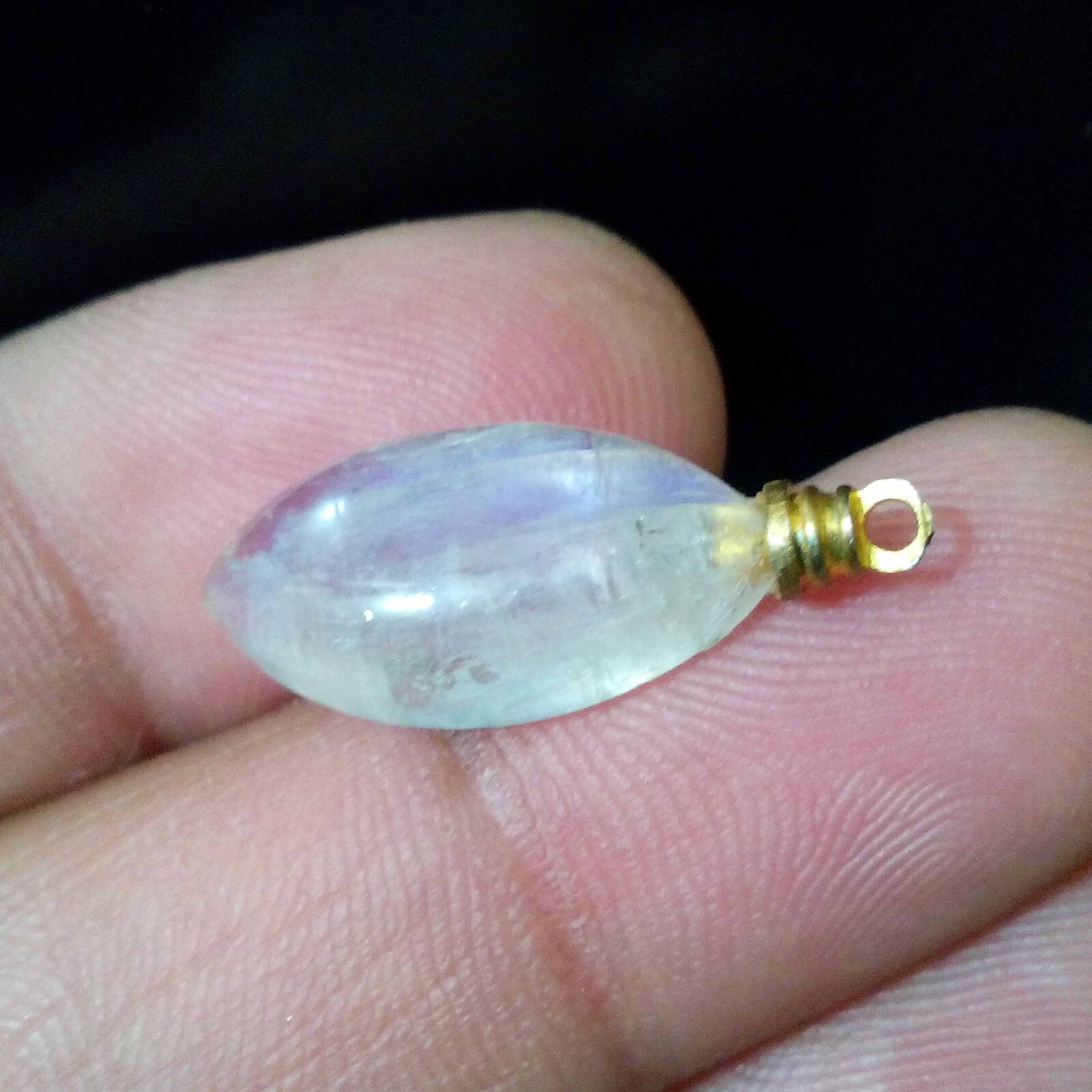 Attractive A+ Rainbow Moonstone Cabochon Drill Marquise 11.50 Crt Loose Gemstone