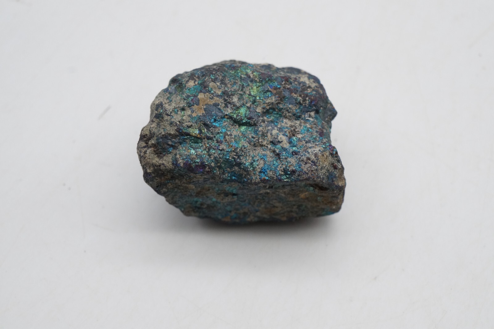 Blue and Teal Peacock Copper Stone Rock Chalcopyrite or Peacock Ore 116gr 4.1oz