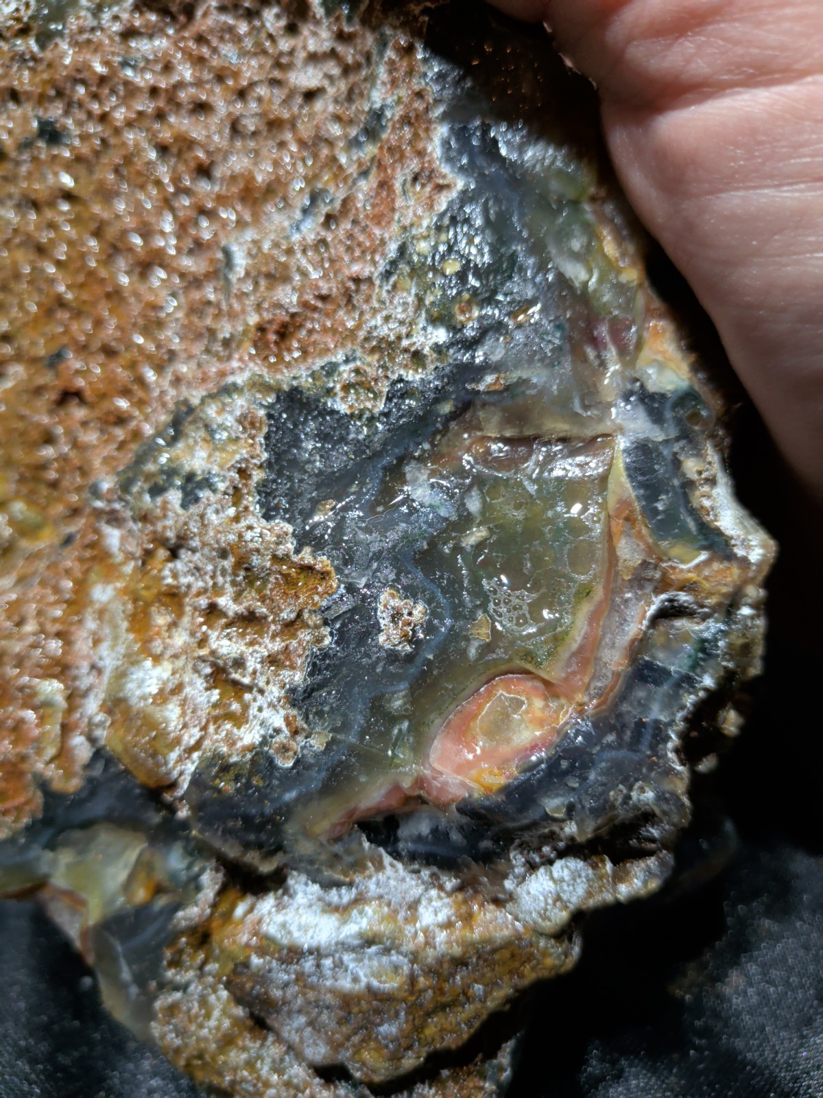 Amethyst “Cave” Deep Purple w/ Rainbow Specimen Natural Form (4lbs 13oz)