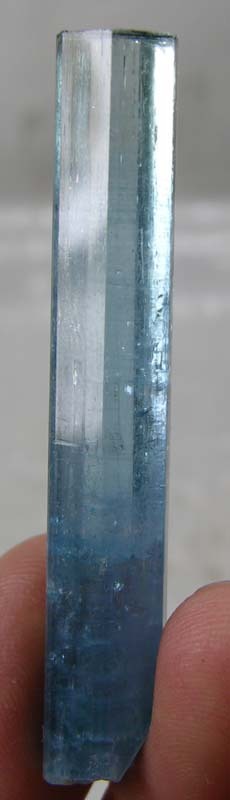 60mm Vietnam 100% Natural Terminated Aquamarine Crystal Specimen 54.30ct 2 3/8in