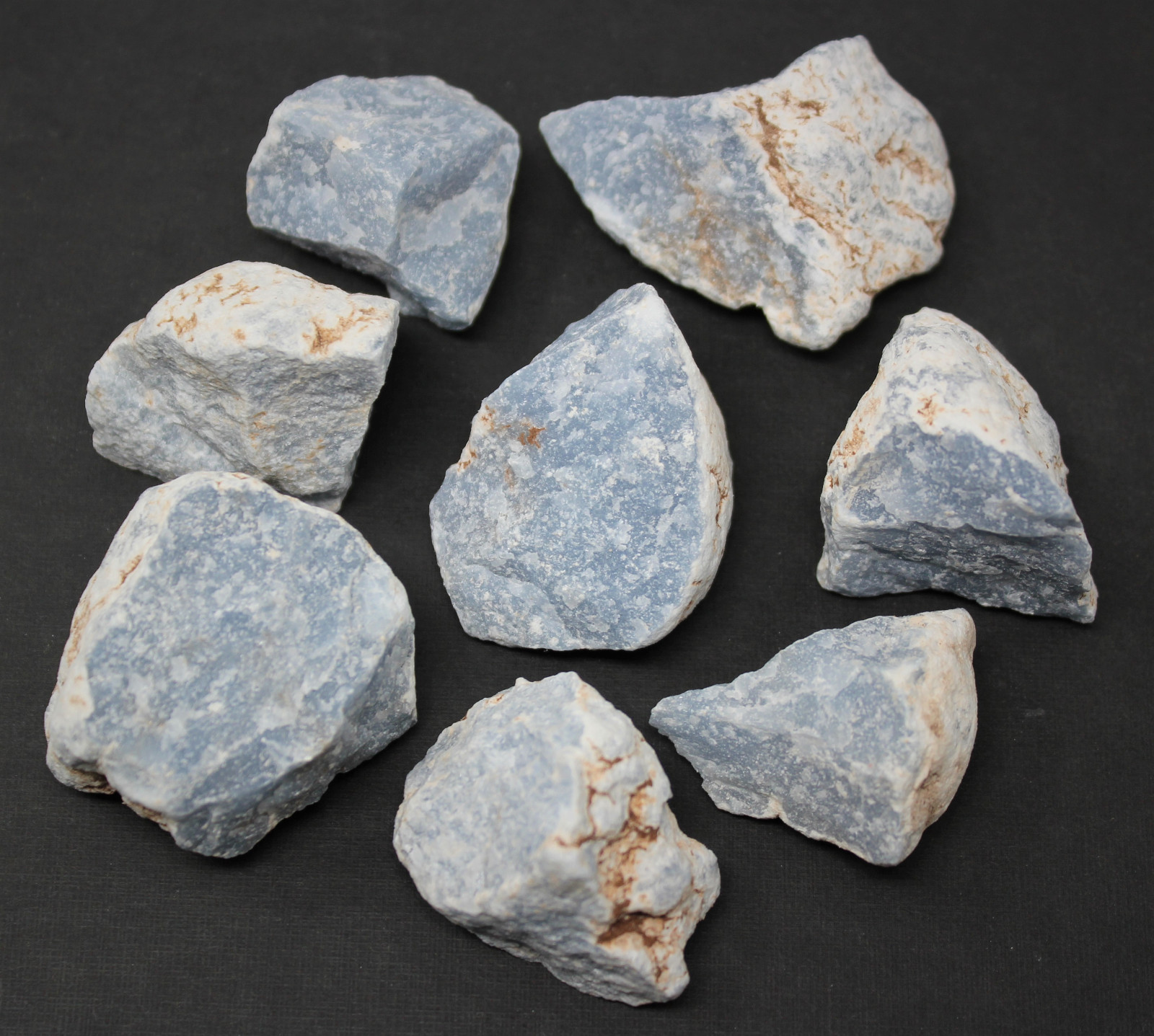 5 lb Bulk Blue Rough Natural Angelite Crystal Stone Raw Crystal Mineral Peru