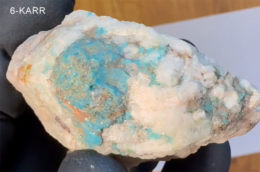 RARE Bisbee Turquoise In Quartz Specimen – 472ct. – See Video! – Arizona Seller