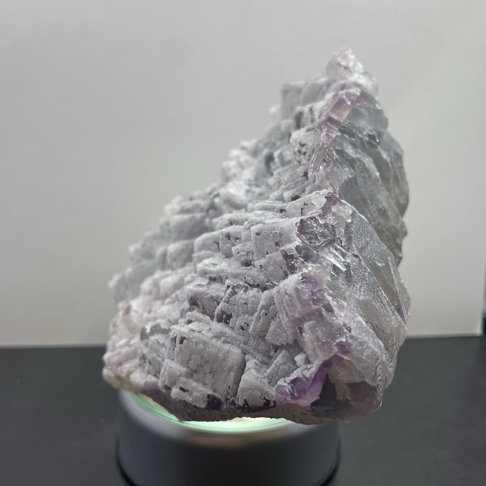 Fluorite Specimen Coated in Drusy Quartz – Cubic Clusters, China Over 5lbs Large