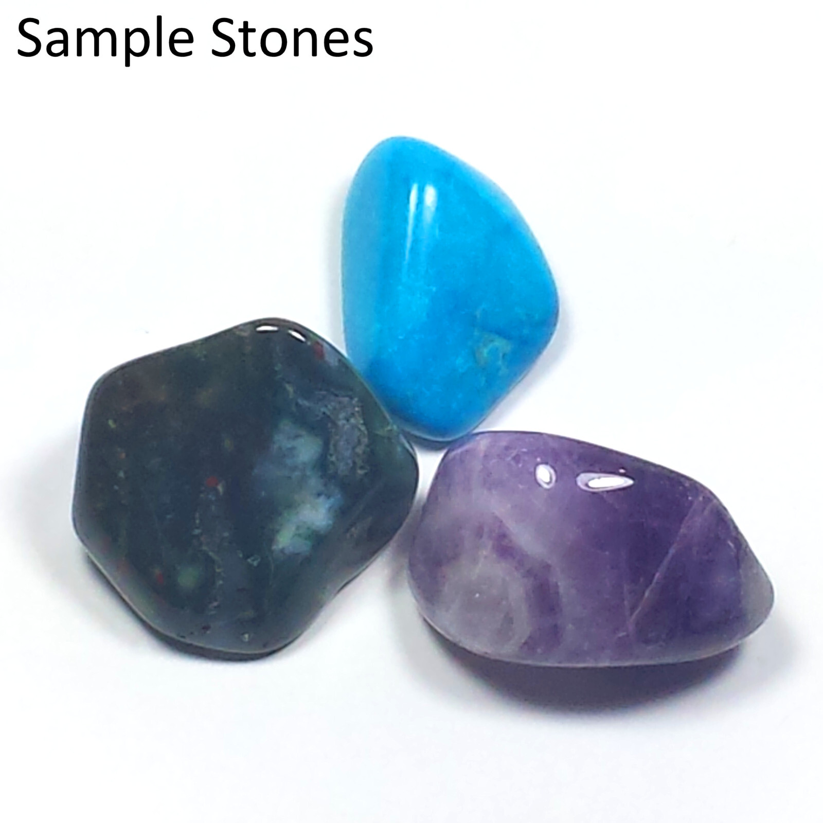 Mixed Agate, Quartz, Jasper Tumbled Polished Crystal Medium Stones, 8-16 oz Lots