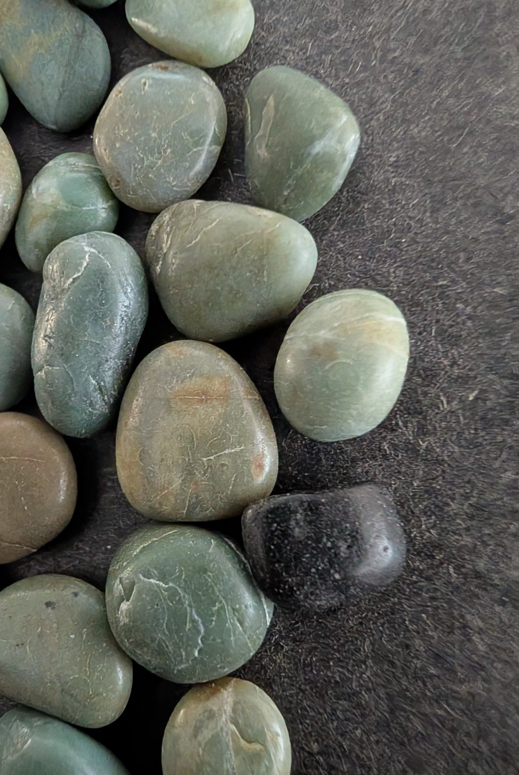 Big Sur Jade Lot 50 Ocean Polished Small Jewelry Stones Round Oval Teardrop