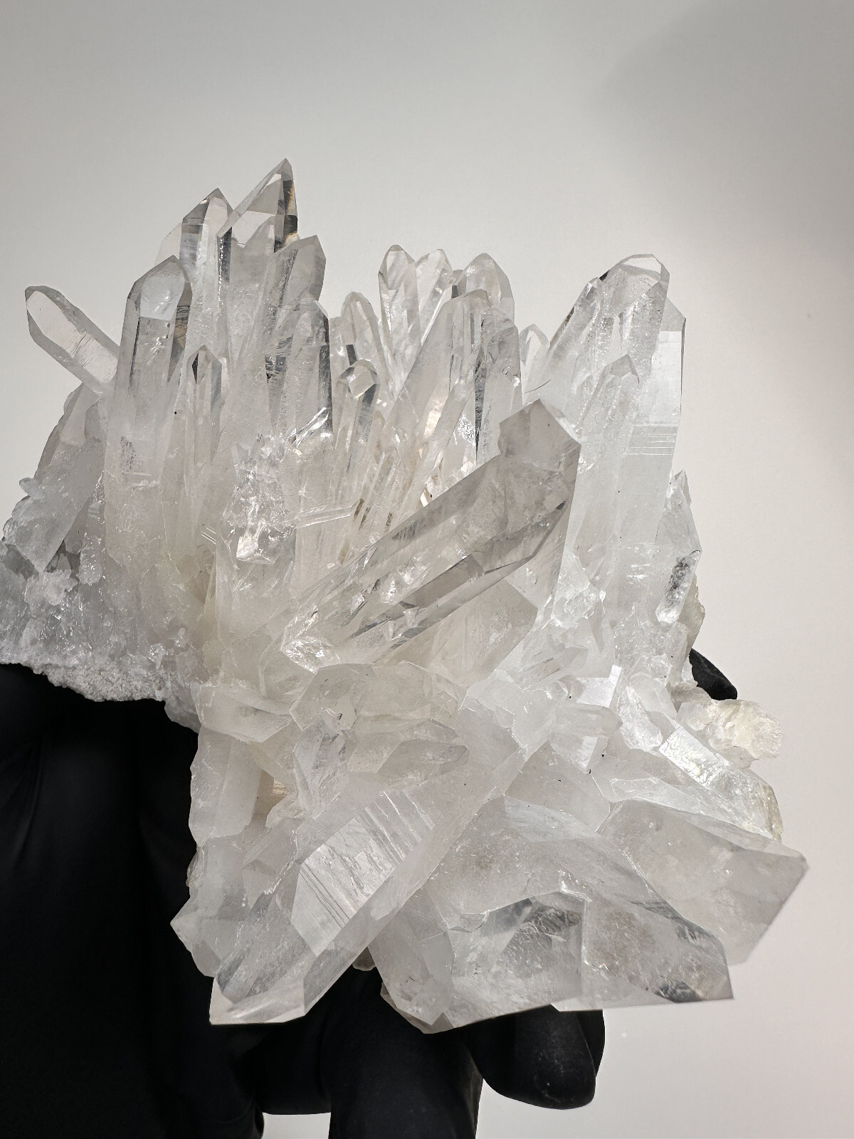 Incredible High Quality___Large Clear Arkansas Quartz Crystal Cluster