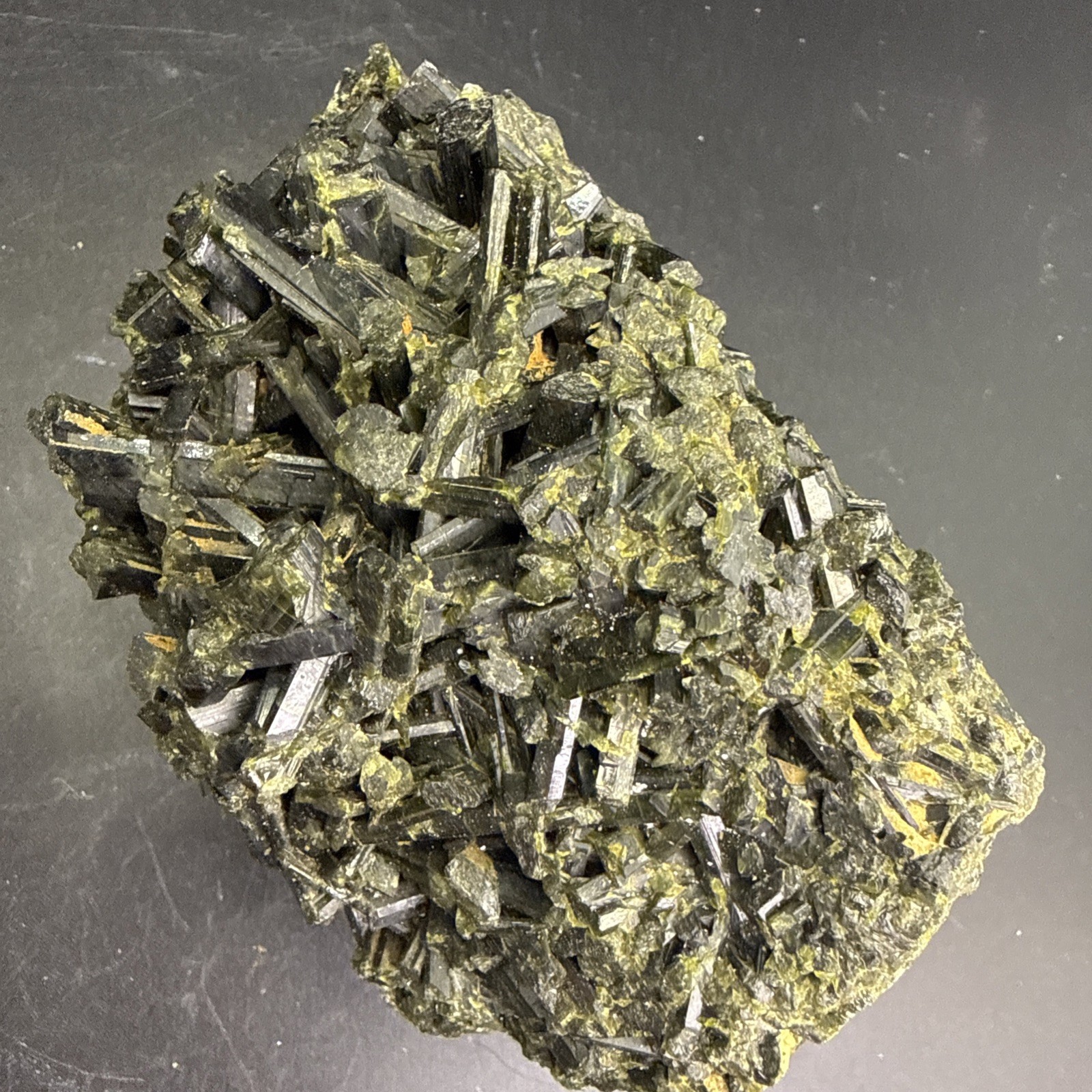 2 Lb Large Natural Epidote On Matrix From Pakistan. A+ Specimen,Minerals,Gems.
