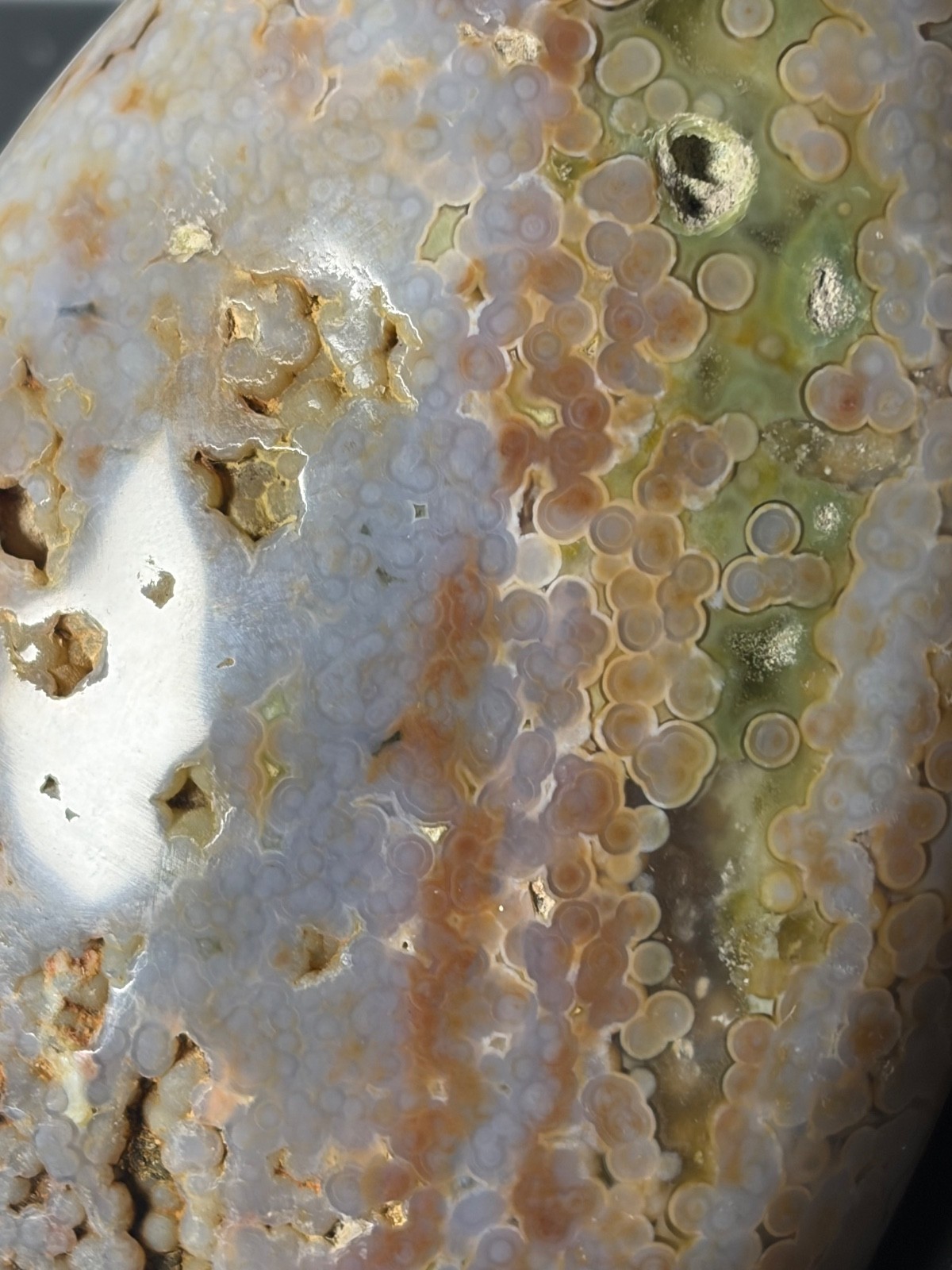 Beautiful Ocean Jasper Free Form Orbs Colorful