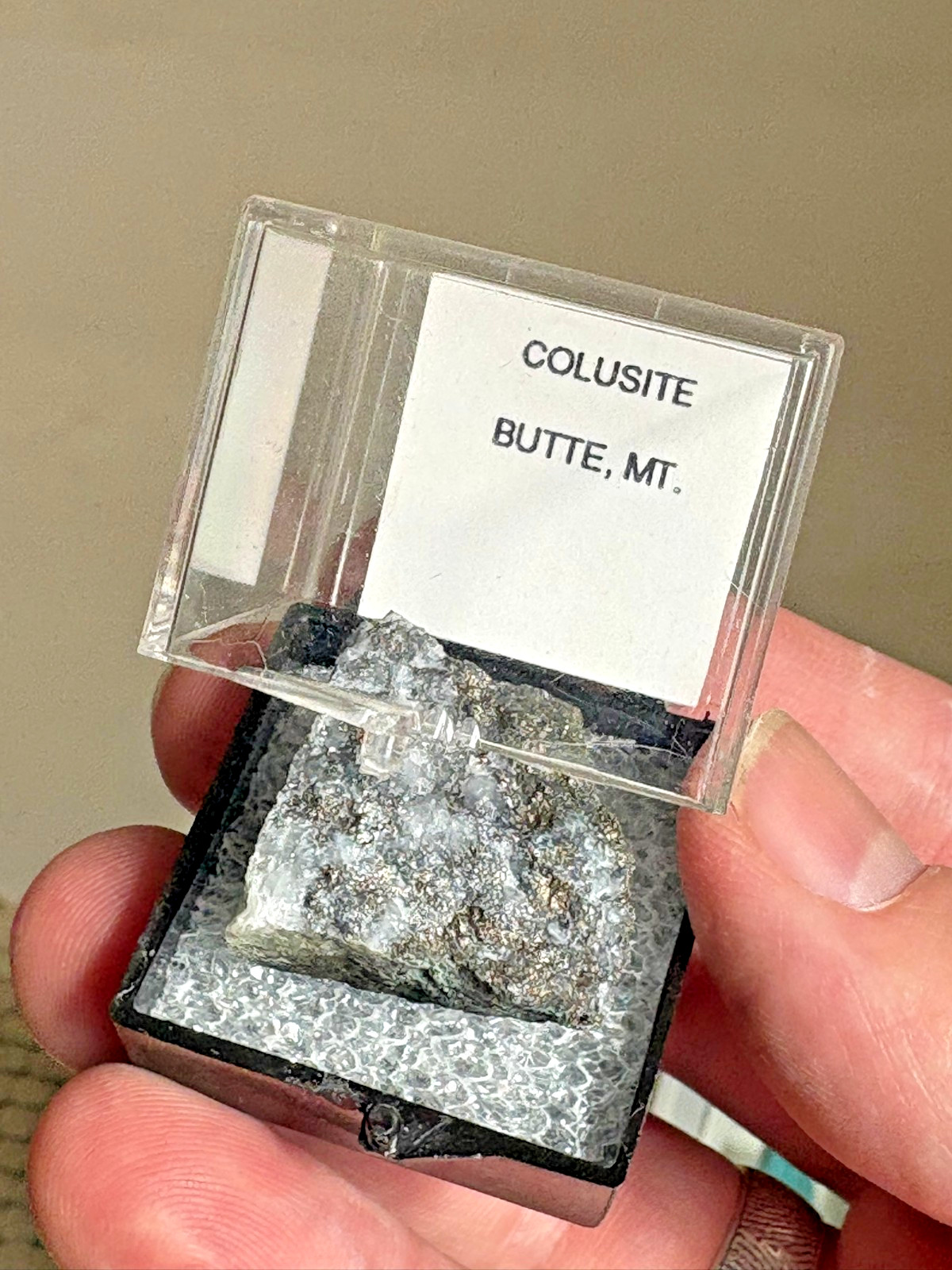 Colusite, thumbnail, rare, type locality thumbnail, Butte, MT, UA