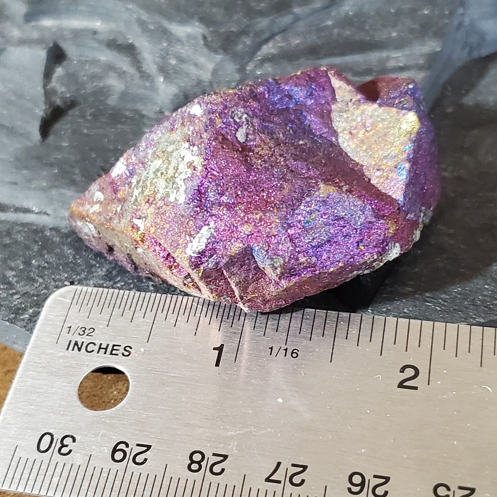 (M2) Iridescent Chalcopyrite From Mexico 2.25×1.5×0.75Inches