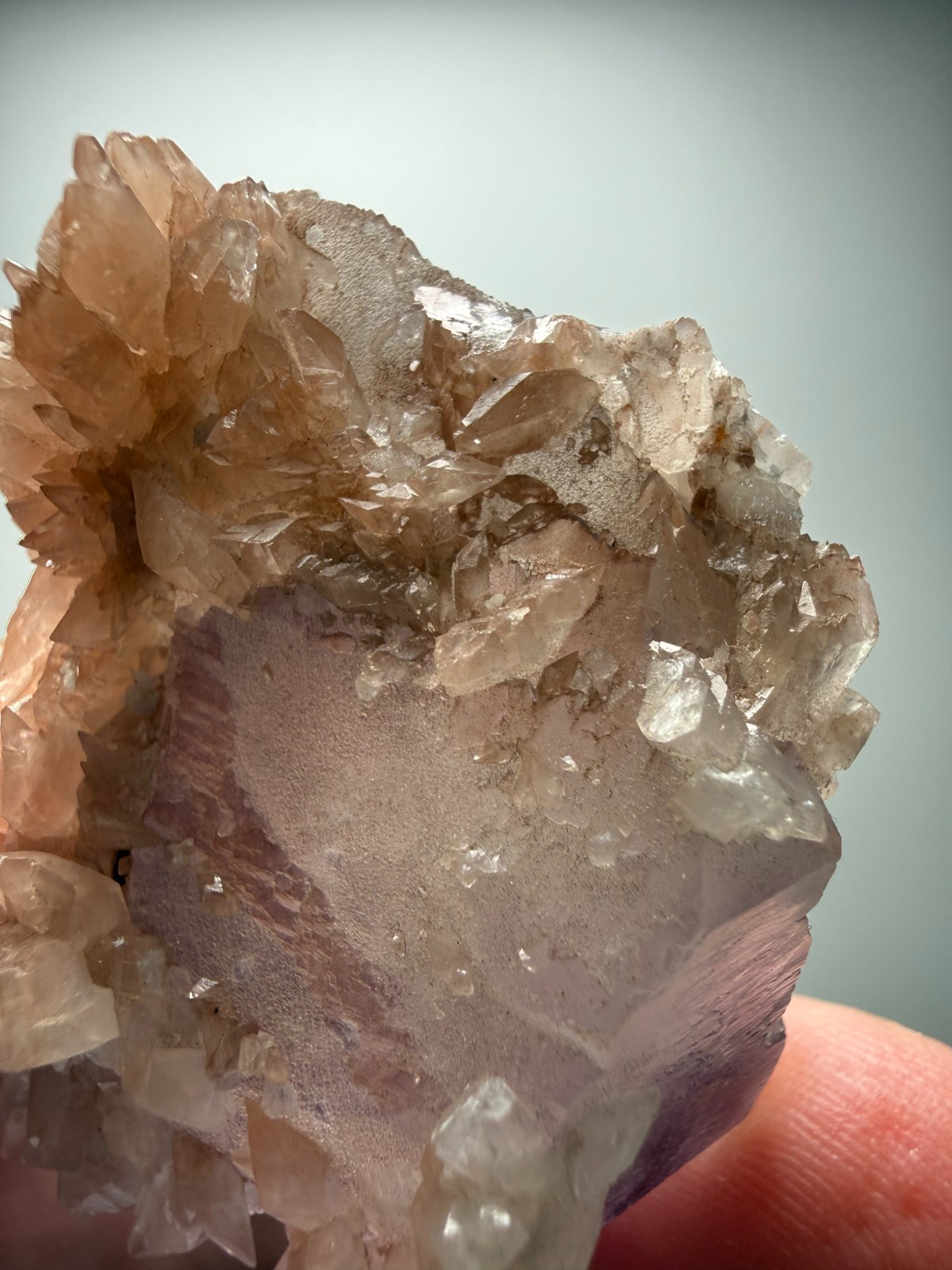 Beautiful Amethyst crystal with Red Calcite- Hubei Province, China! SALE $89!