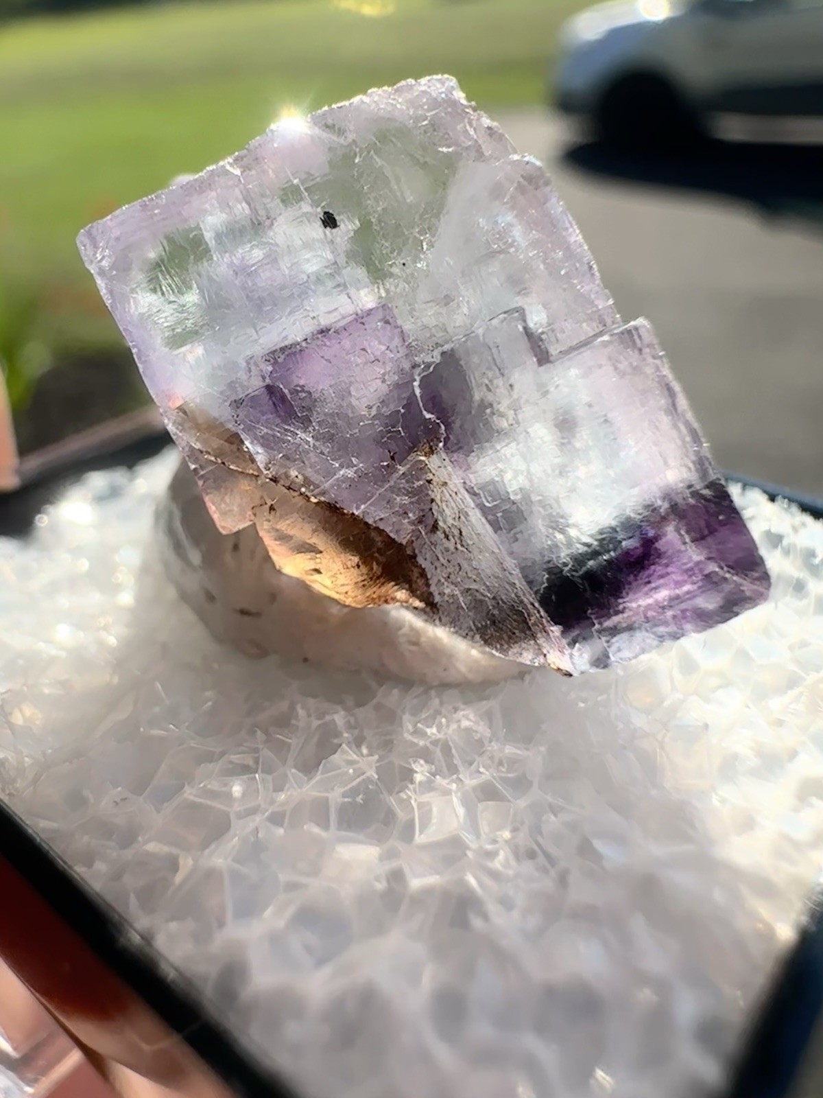 Etched Purple And Blue Fluorite, Minerva No. 1, Illinois