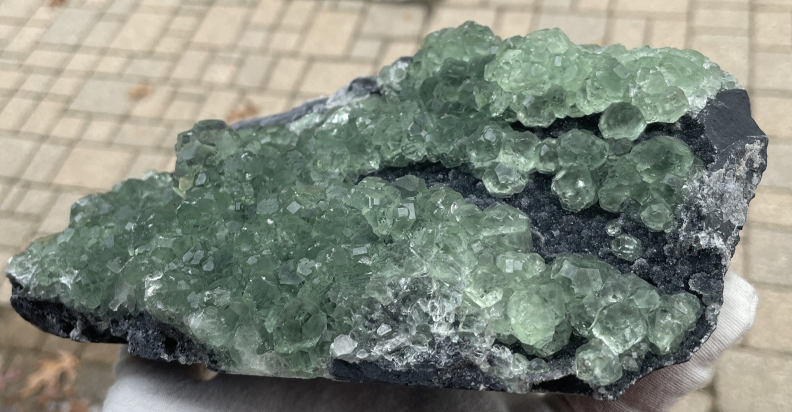 1152g, Transparent Green, Fluorite, Yiwu Co., Zhejiang Province, China