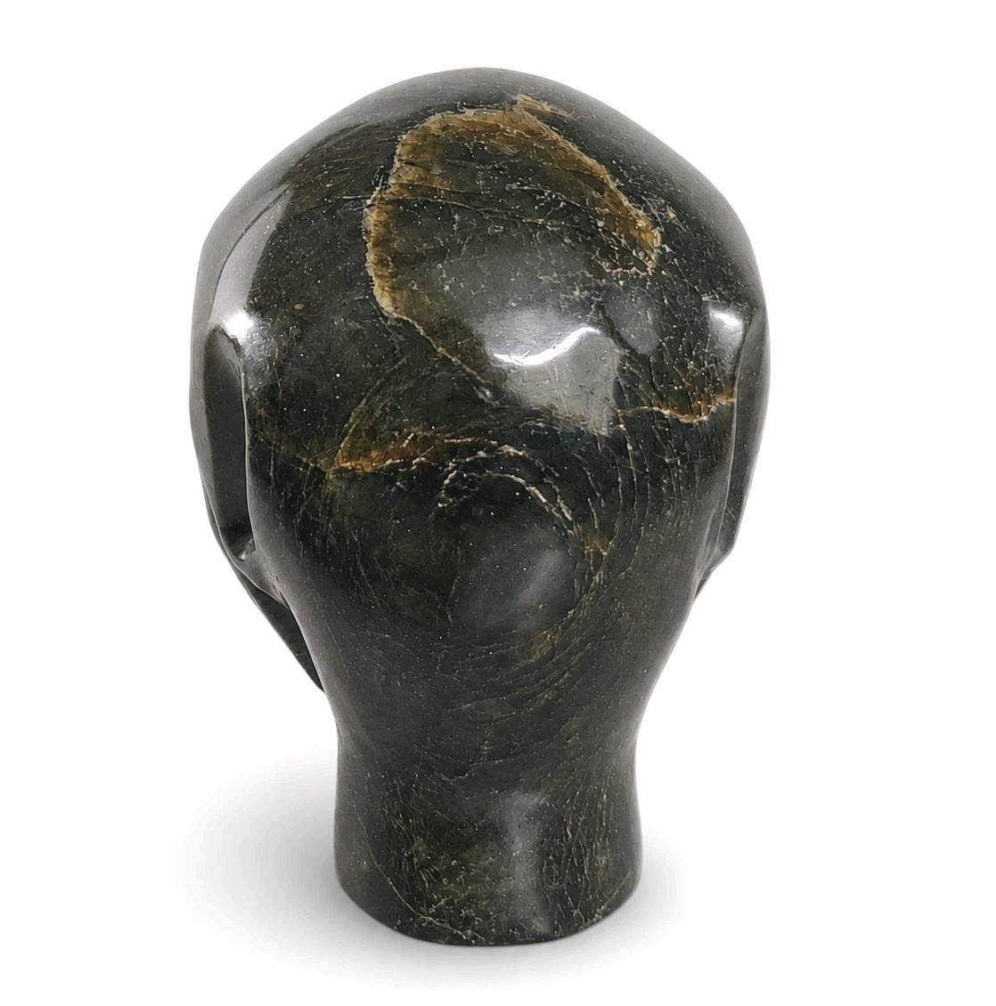 Labradorite Hand Carved Alien Head 3.75″ Tall – 870 grams – USA