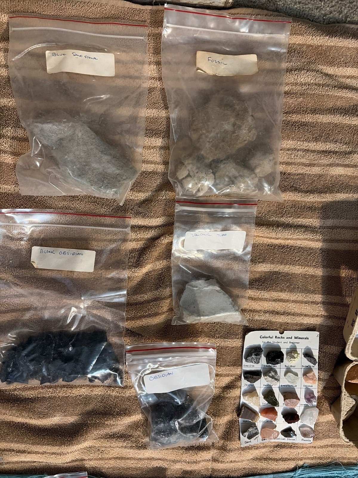 Huge lot of over 100 Different-Rocks, Minerals, Crystals & Fossils Mixed Lot .