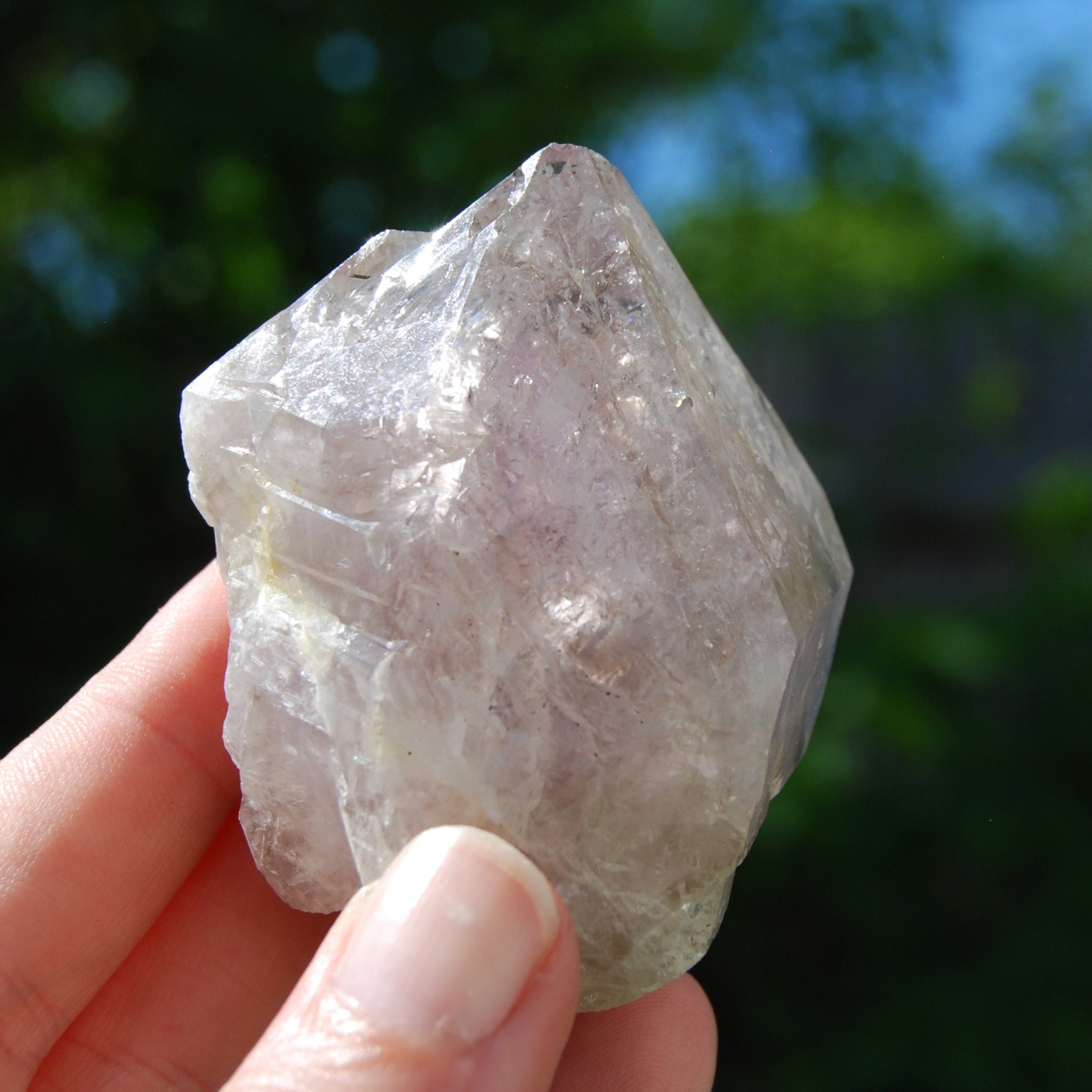 2.5in 145g DT ET Elestial Fenster Amethyst Quartz Crystal Point, Mali wa9