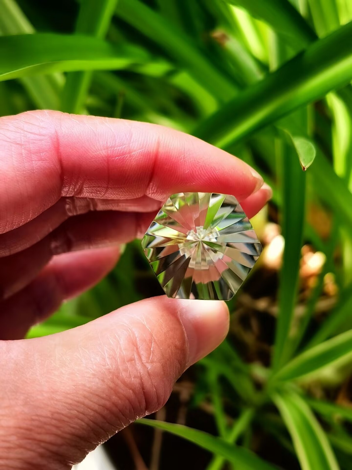 Tibetan Himalayan High Altitude 3 Gate 24 Sided Crystal Quartz Vogel Wand 2.0”