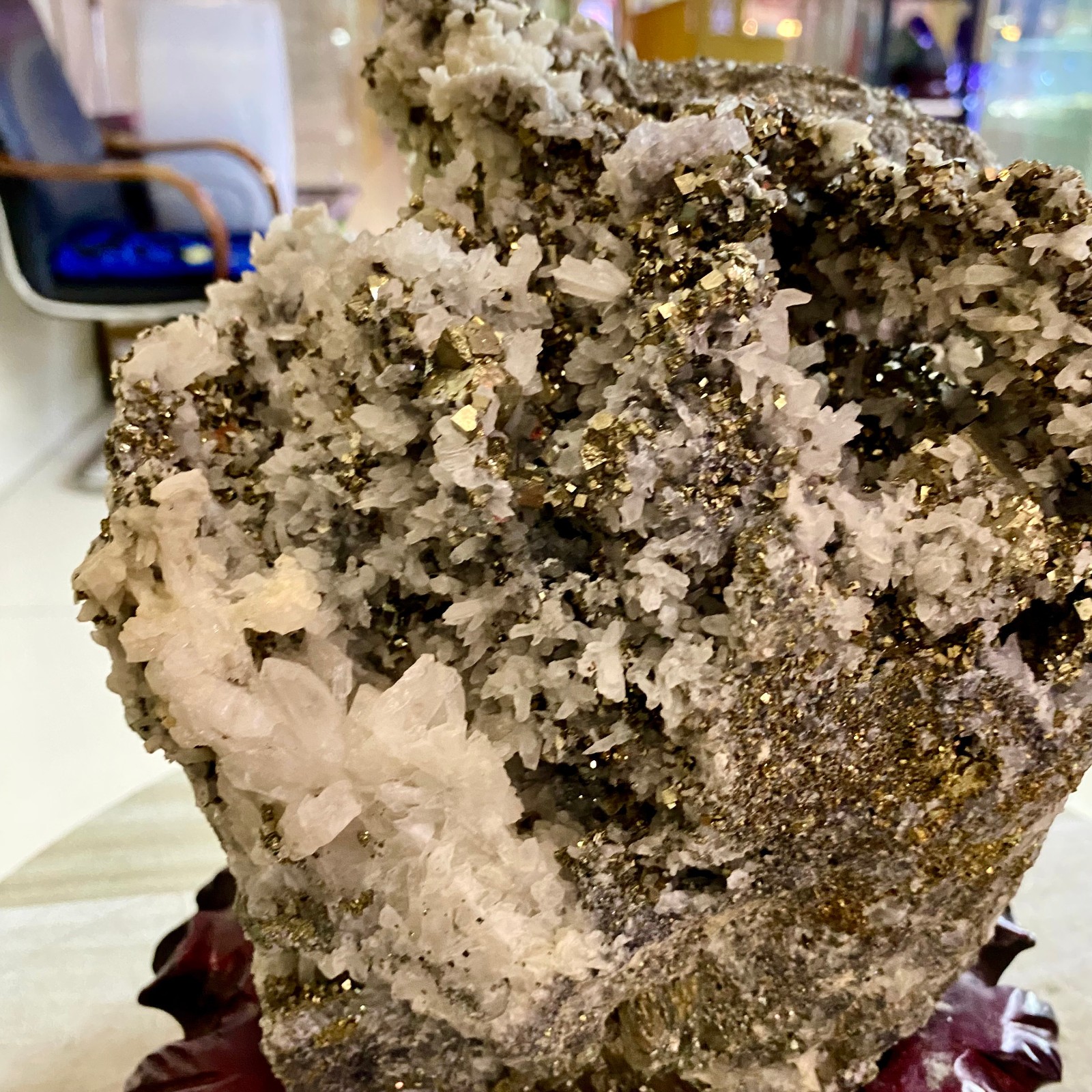 19.64LB Top natural chalcopyrite crystal mineral specimens
