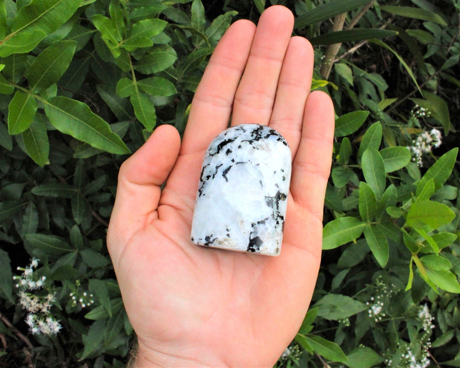 Polished Rainbow Moonstone Freeform – Free Standing Rainbow Moonstone Crystal