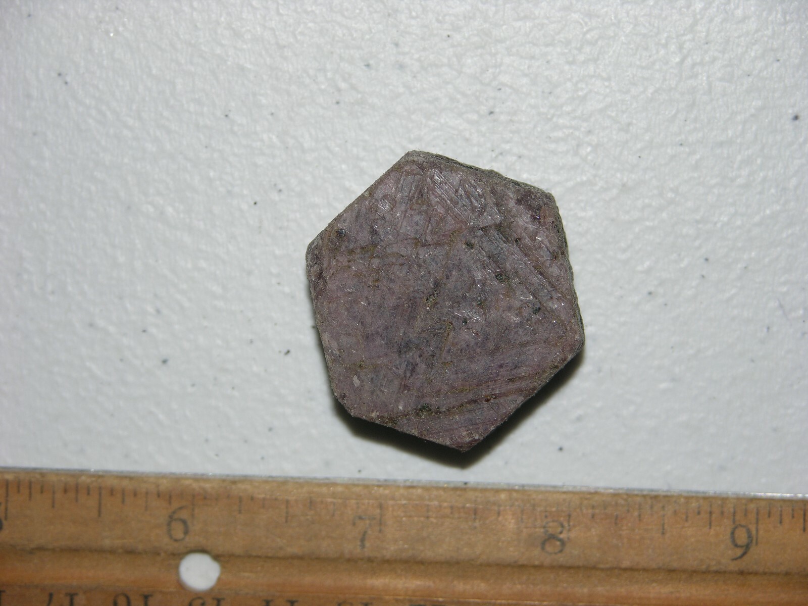 Ruby Recorder crystal all natural Madagascar 1 1/4 x 1 1/2 inch D8