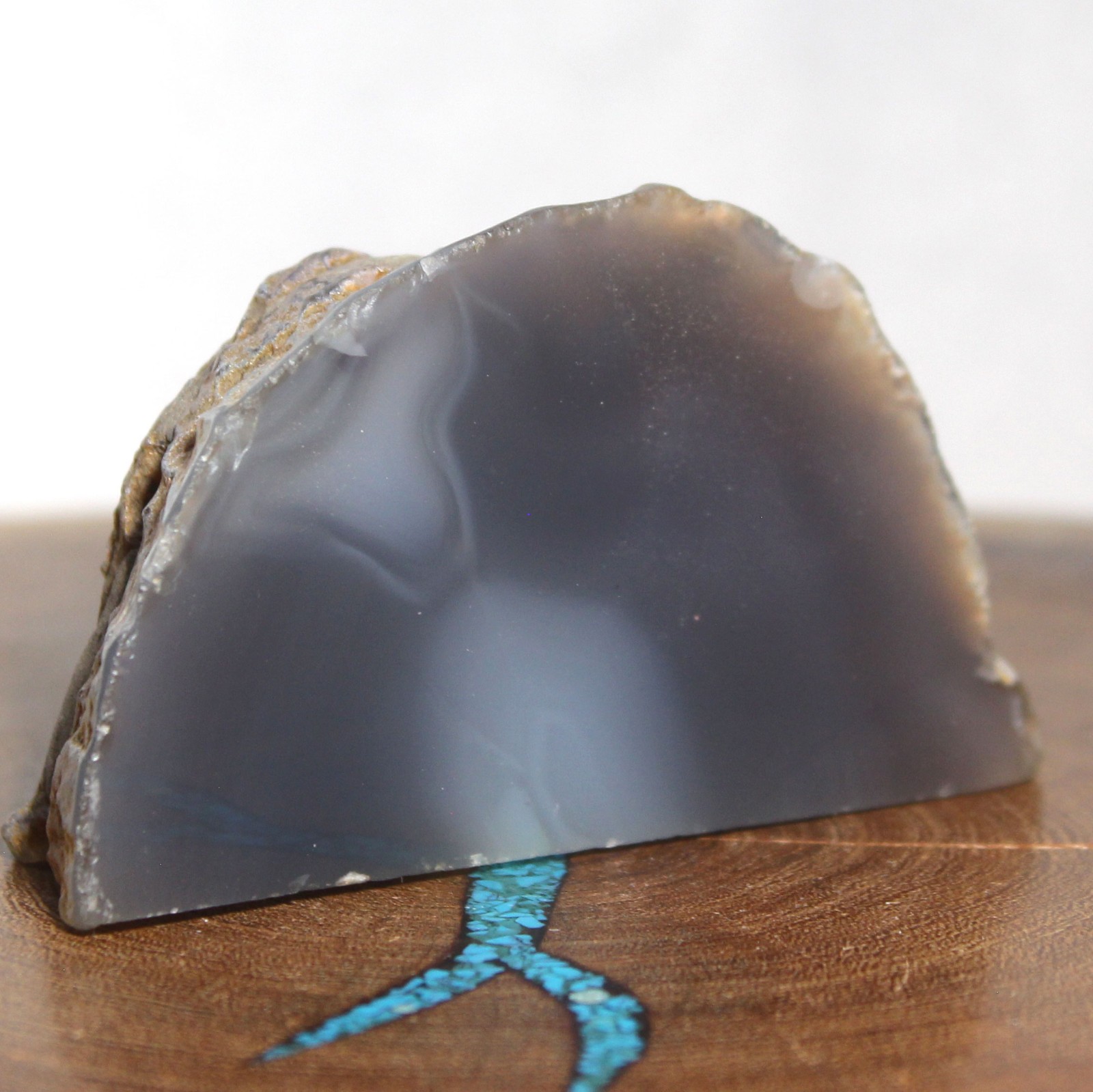 Ghostly Polished Oregon Chalcedony Lustrous Opaque Crystal Mineral