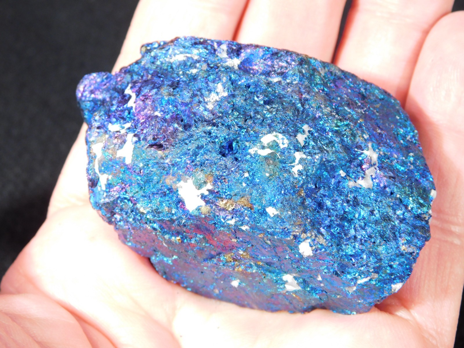 Bright IRIDESCENT Peacock Copper Chalcopyrite or Peacock Ore Mexico 173gr