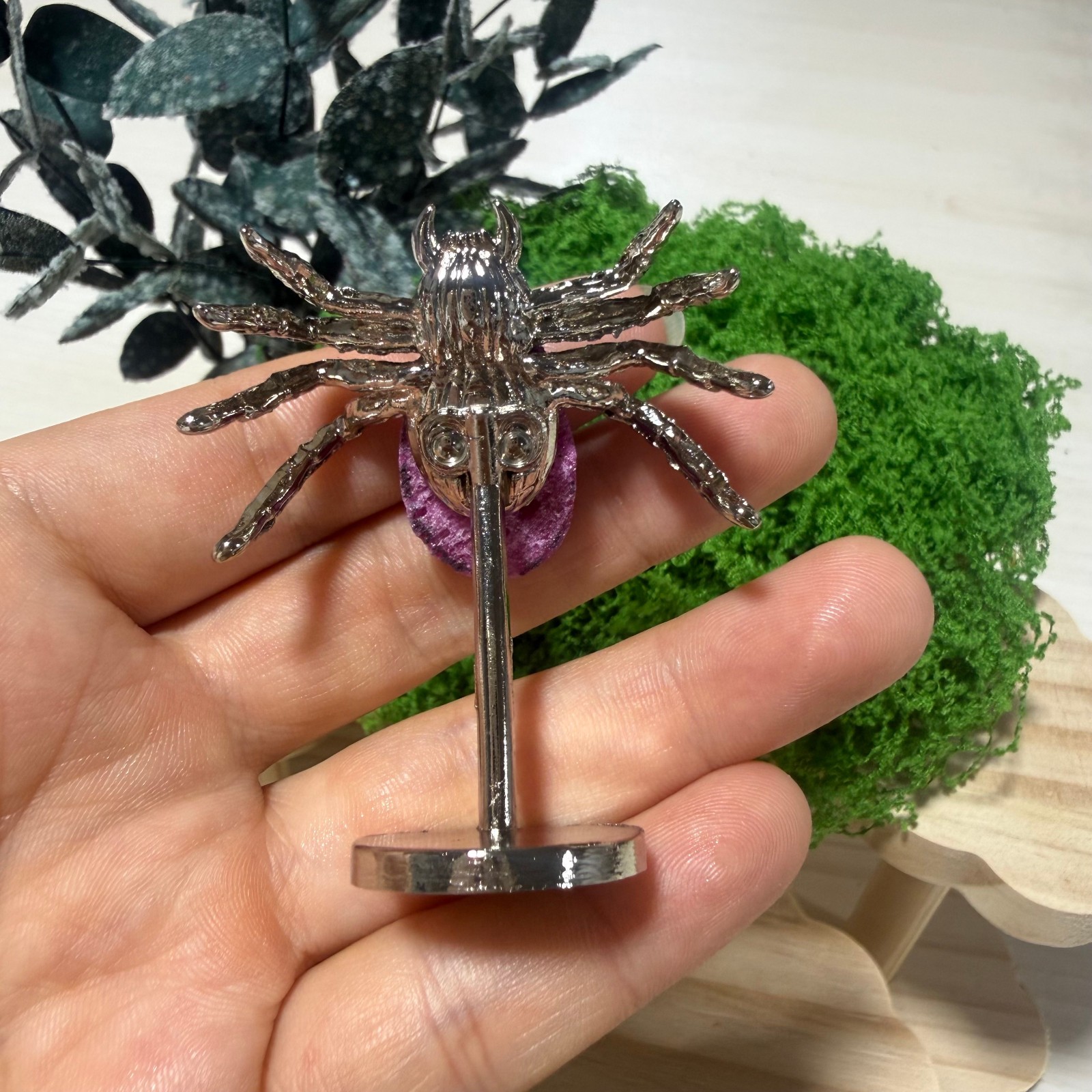2″ Natural Mixing hand carved Spider Quartz Crystal heal Gift random 10pc
