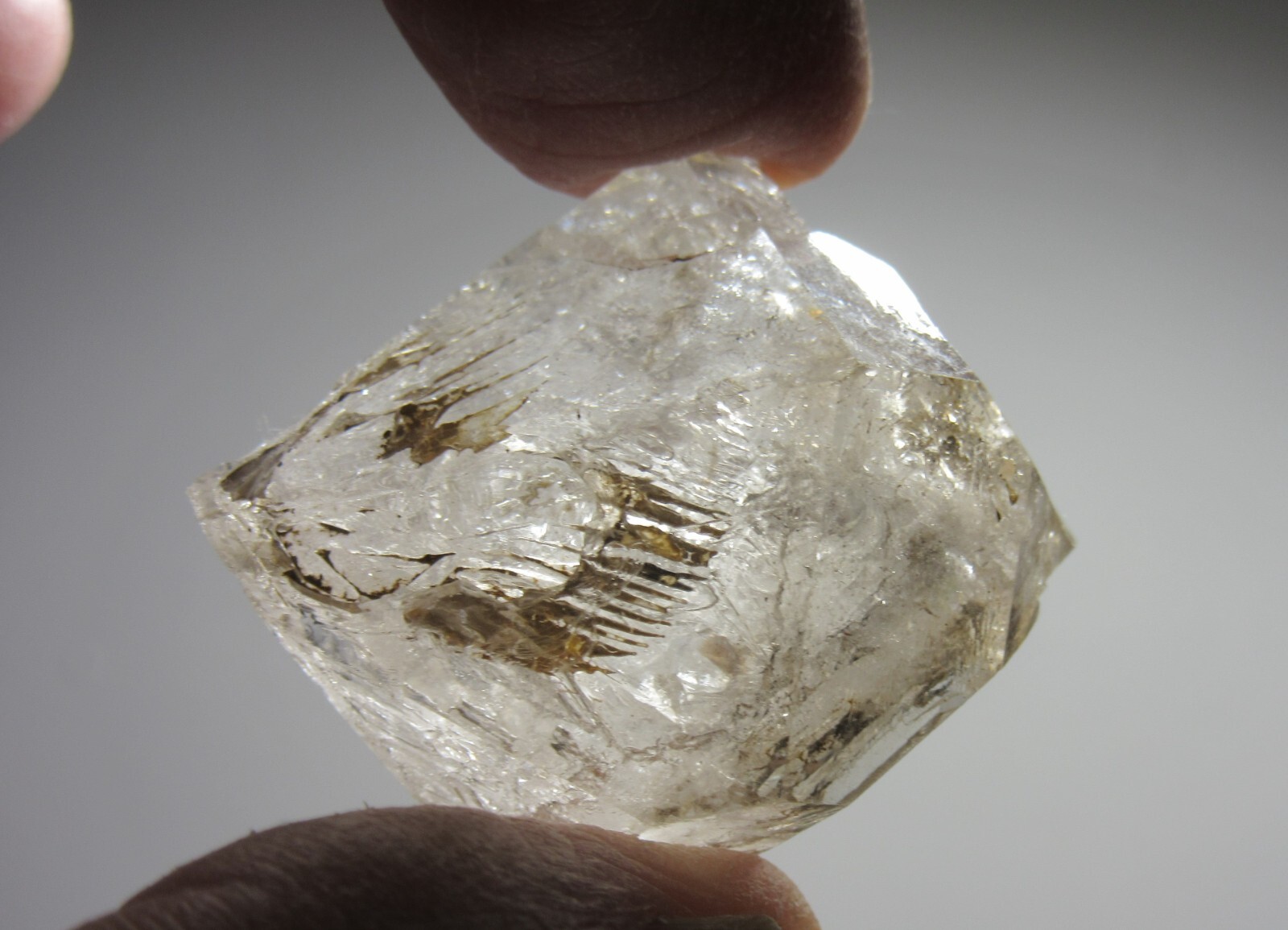 Natural Herkimer Diamond Quartz 1 5/8″ Crystal Herkimer, NY Reiki NHDQC-2