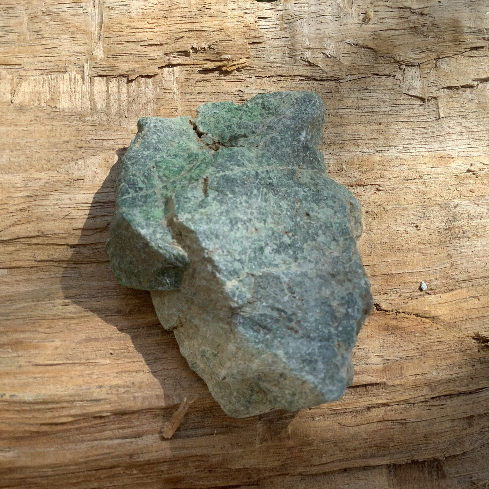 Siberian Jadeite Stone Ventifact Chromium Green Jadeite Jade Pebble Siberia 141g