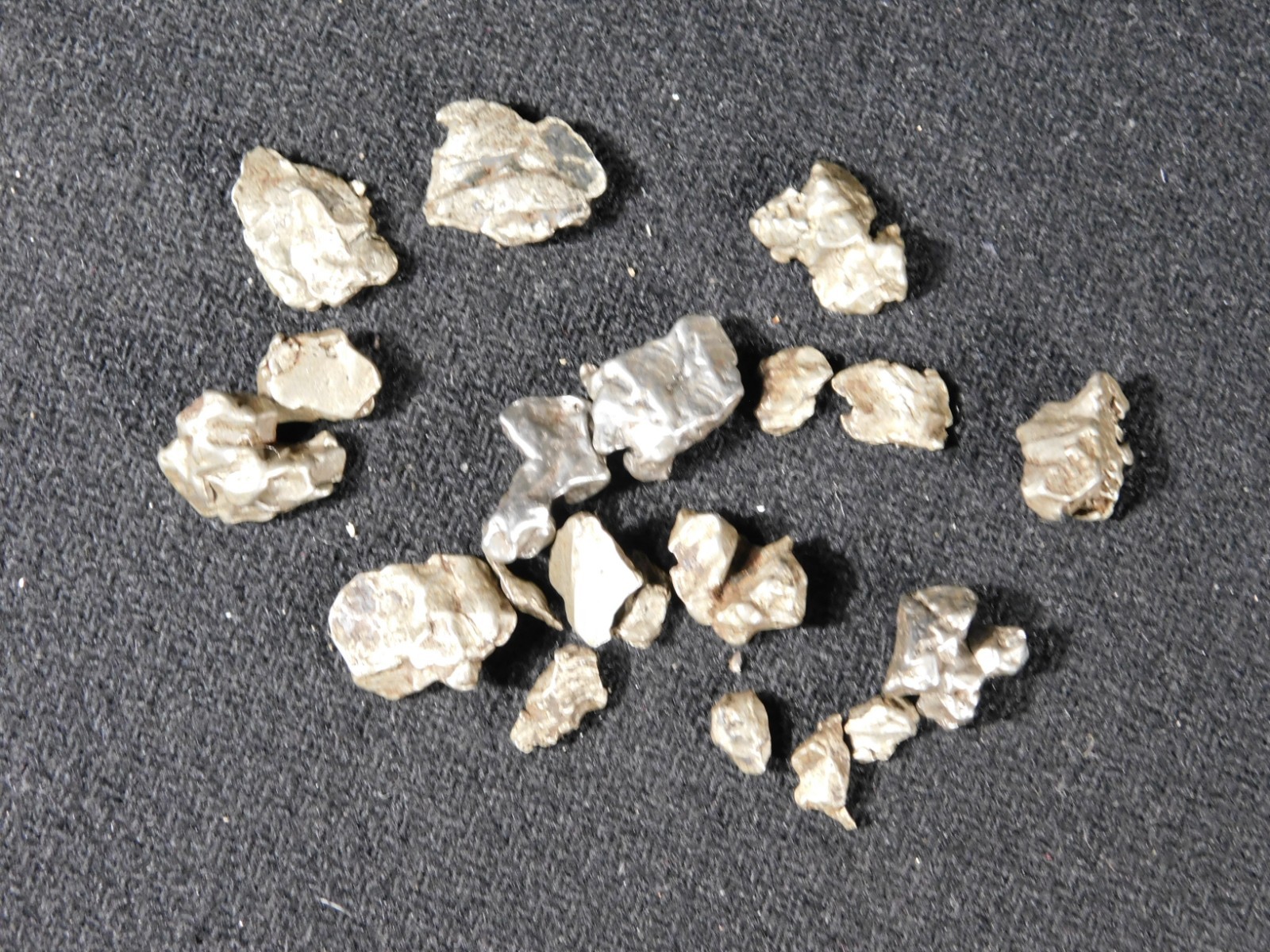 Big Lot of Little Campo Del Cielo METEORITES 100% Authentic Argentina 20.0gr