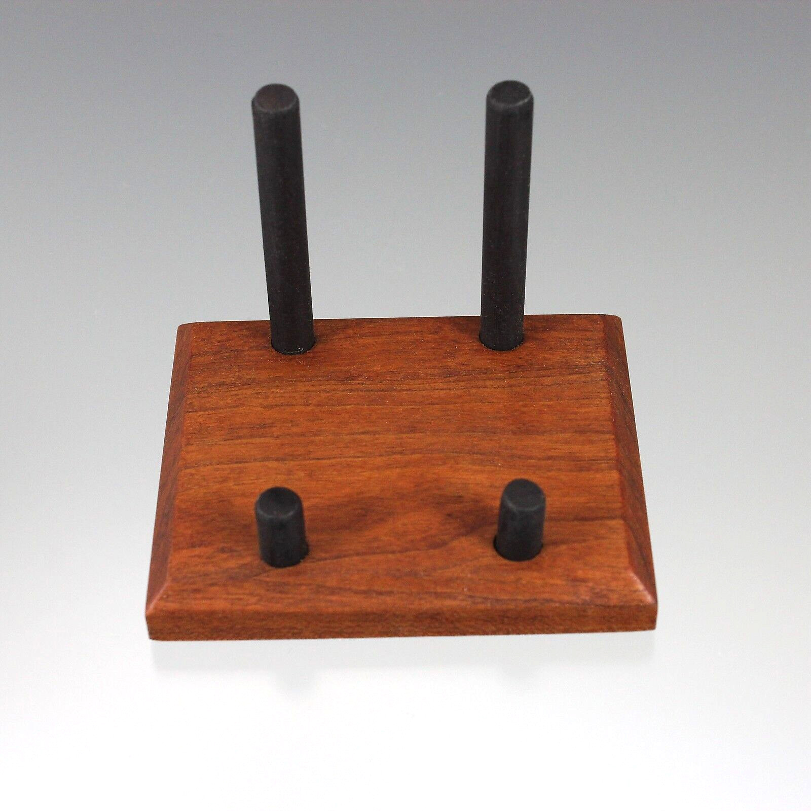 (2) AMERICAN BLACK CHERRY MINERAL DISPLAY STANDS FOR A MUSEUM QUALITY DISPLAY !