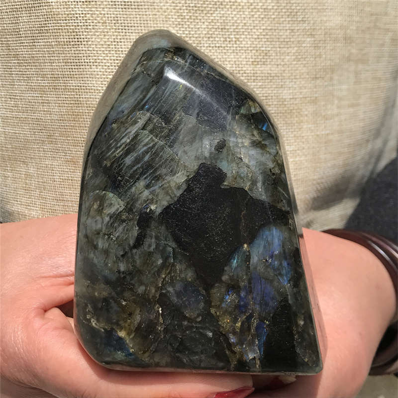 1.03kg Natural Labradorite Quartz Crystal Spectrolite Mineral Reiki healing