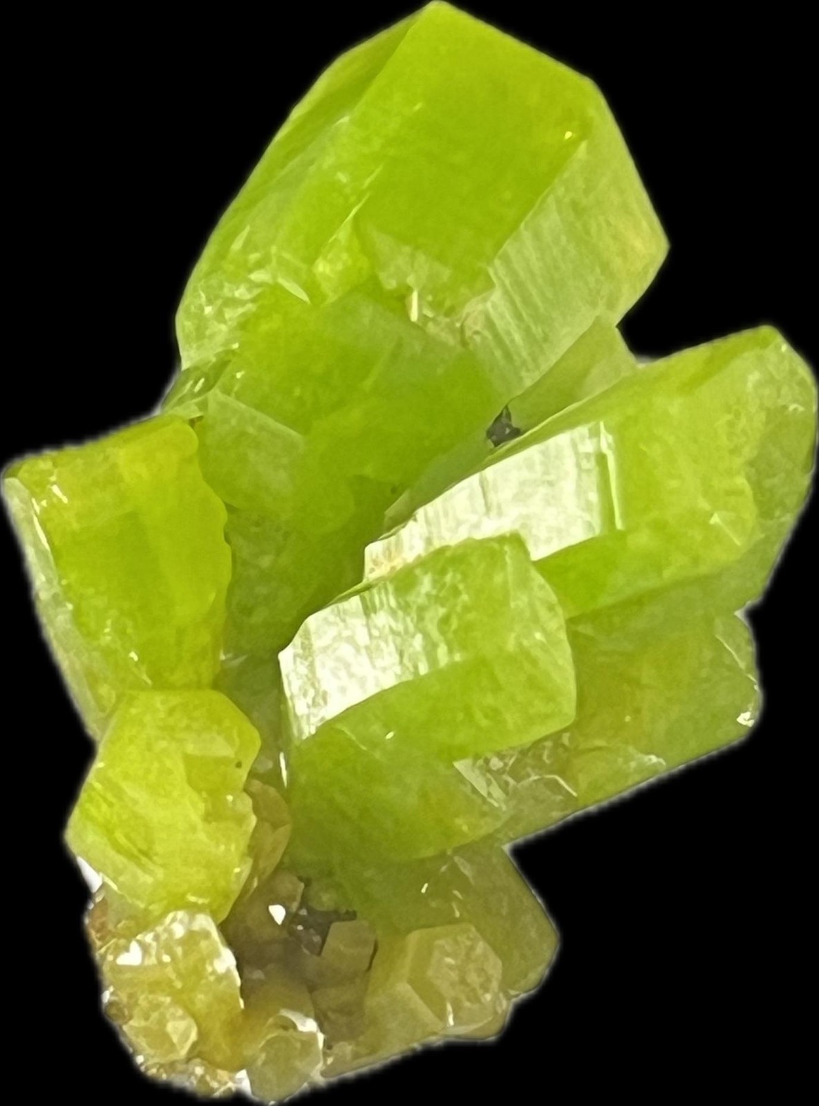 Pyromorphite thumbnail mineral specimen from the Daoping Mine, Guangxi, China