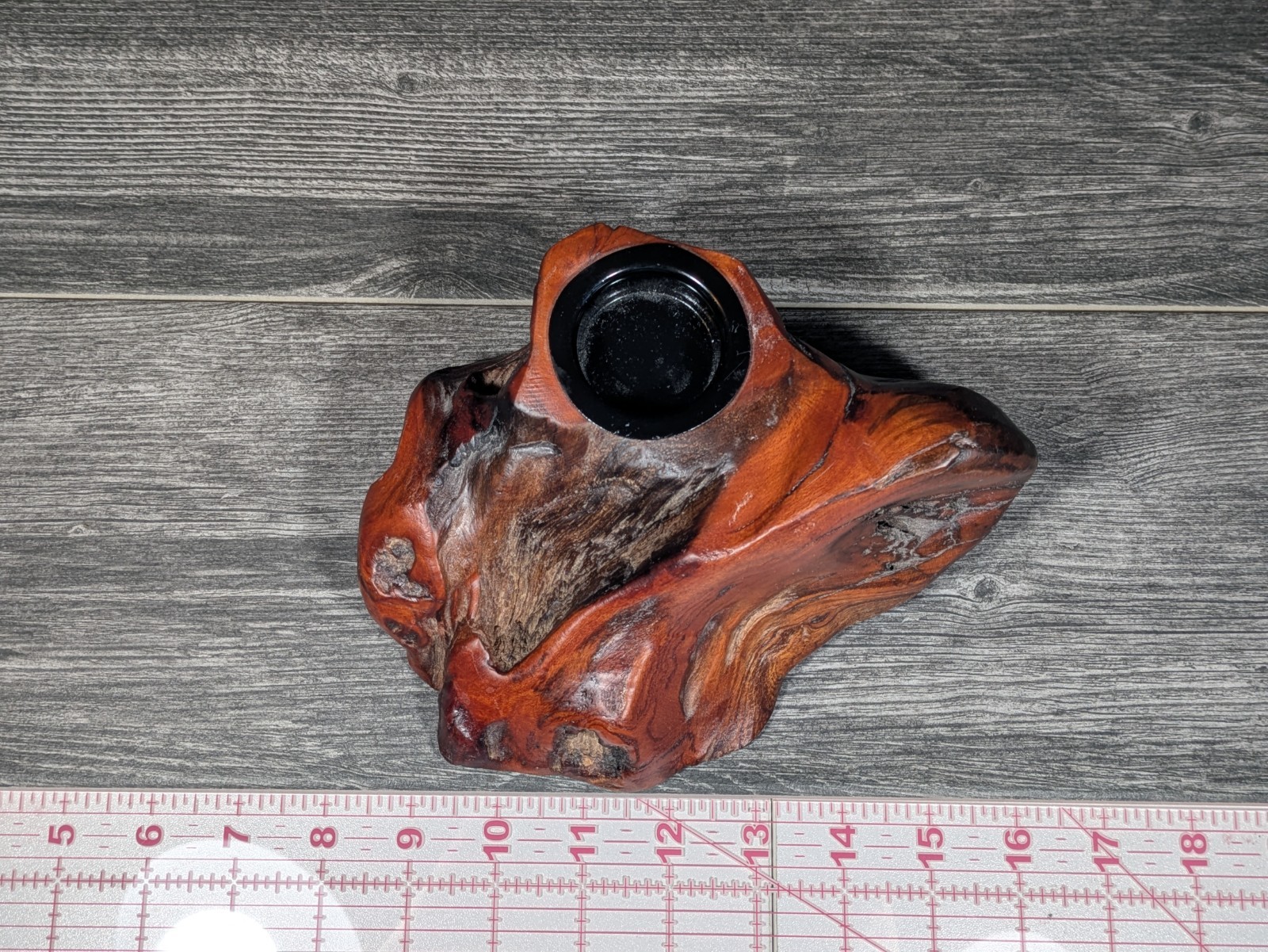 Wood Sphere Holder Stand Display