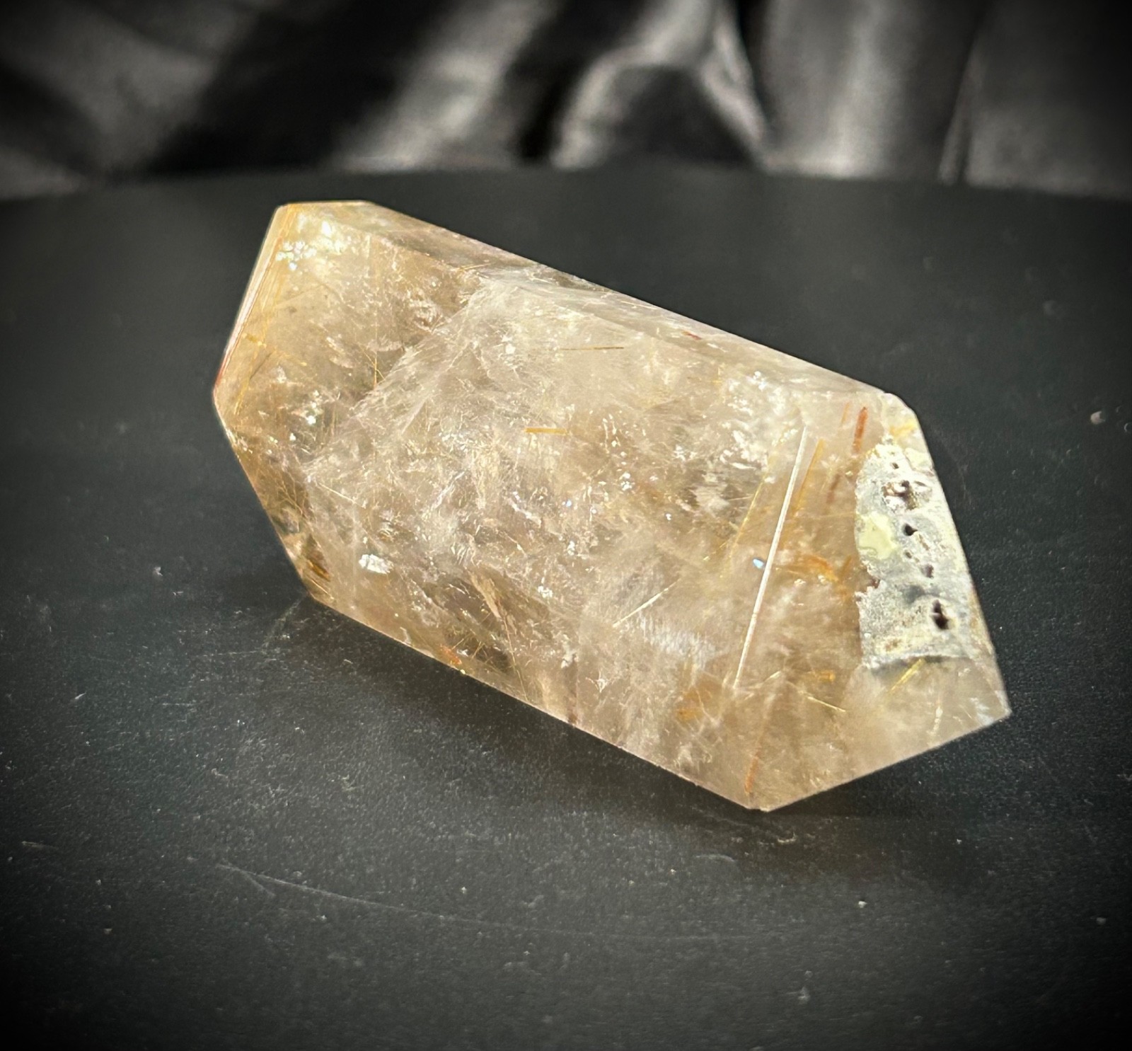 2.96″ Gold Rutilated Lodolite (Garden) Quartz Freeform 2.6oz (72 grams)