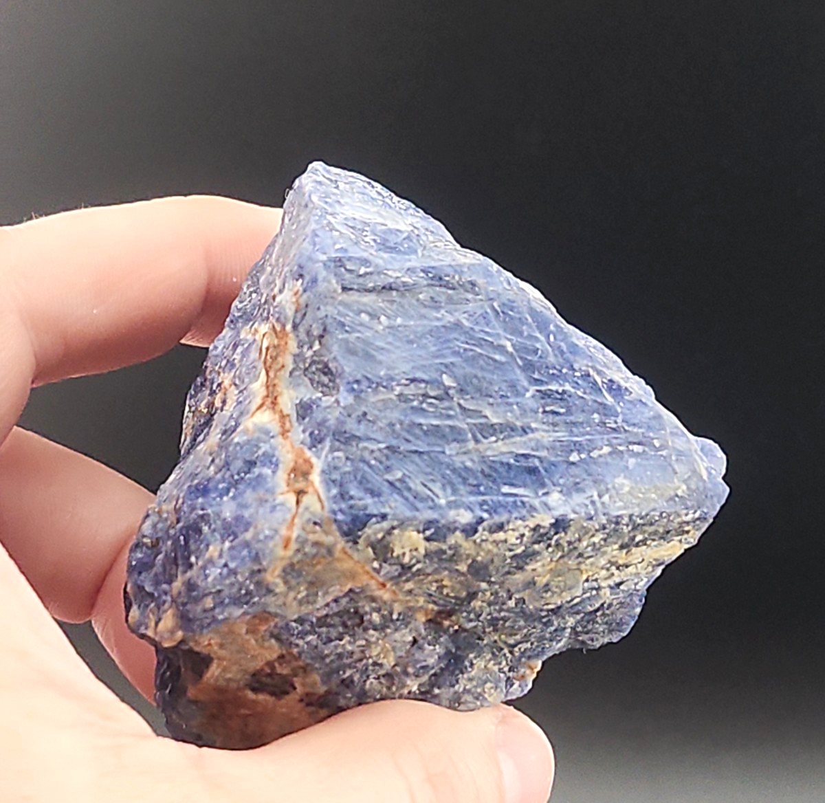242g Raw Rough Sodalite Blue Stone Rock Crystal Mineral Specimen US Seller!!!