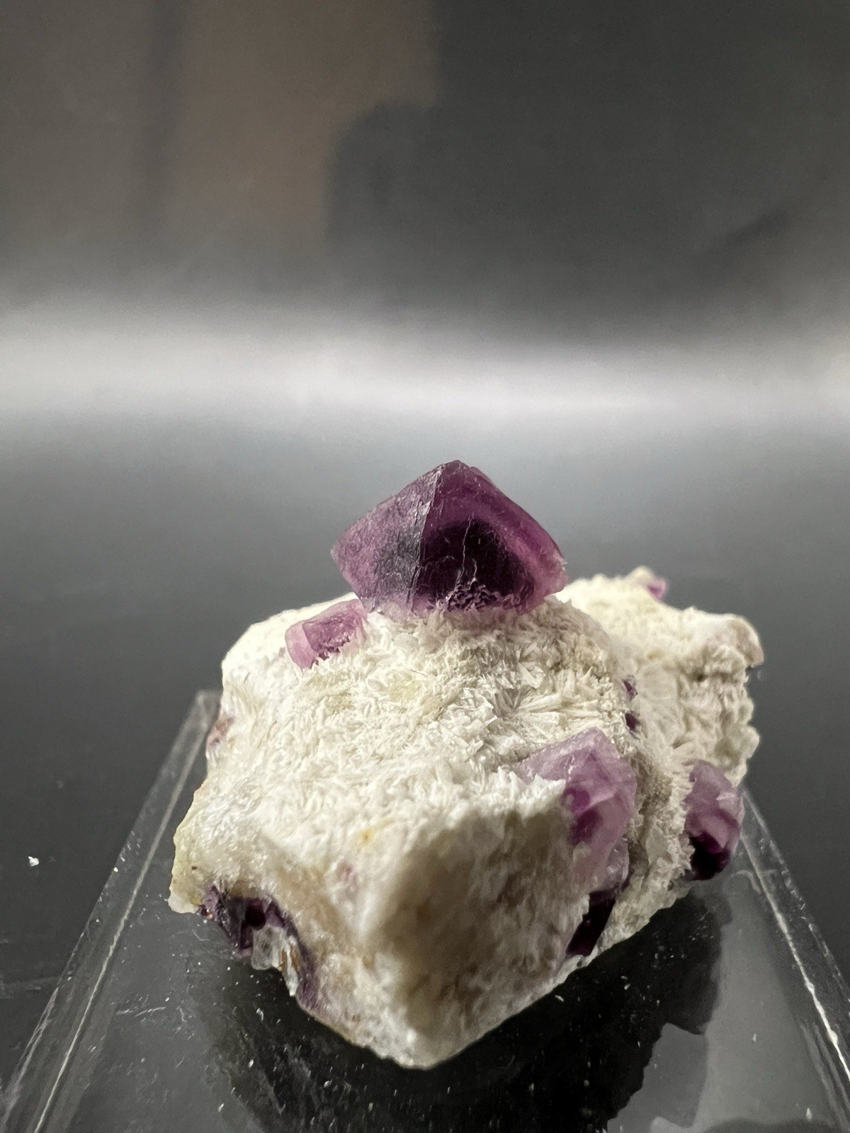 Purple Phantom New Mexico Fluorite Miniature – 10108