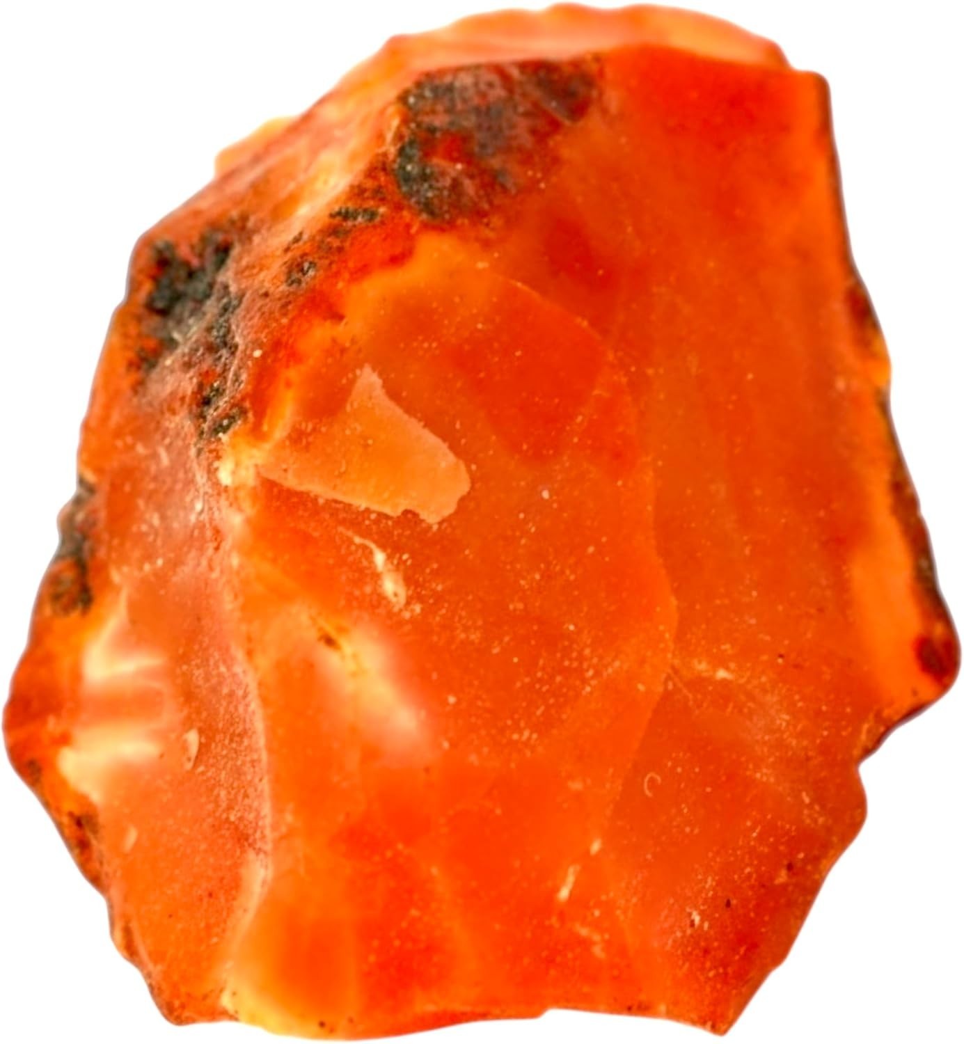 Large 1.25-2.0” Natural Red Carnelian Raw Stone – Healing Crystal for Creativity