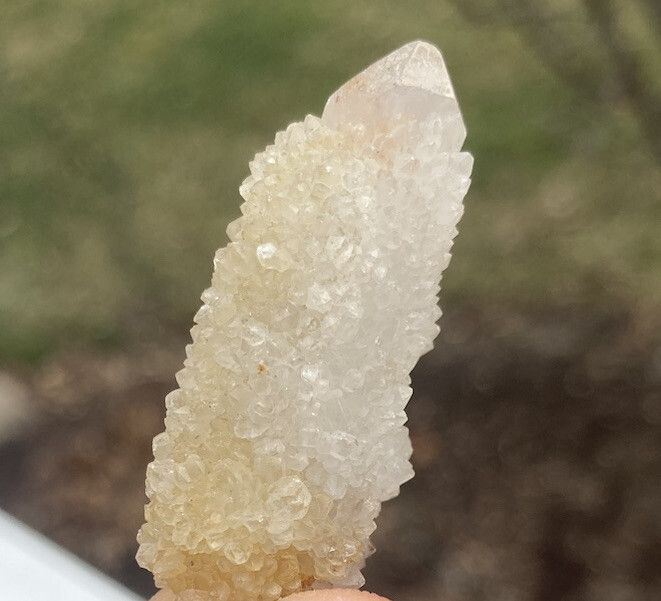 1 pc COLORFUL FAIRY SPIRIT QUARTZ Cactus Natural Healing Crystal Point Cluster