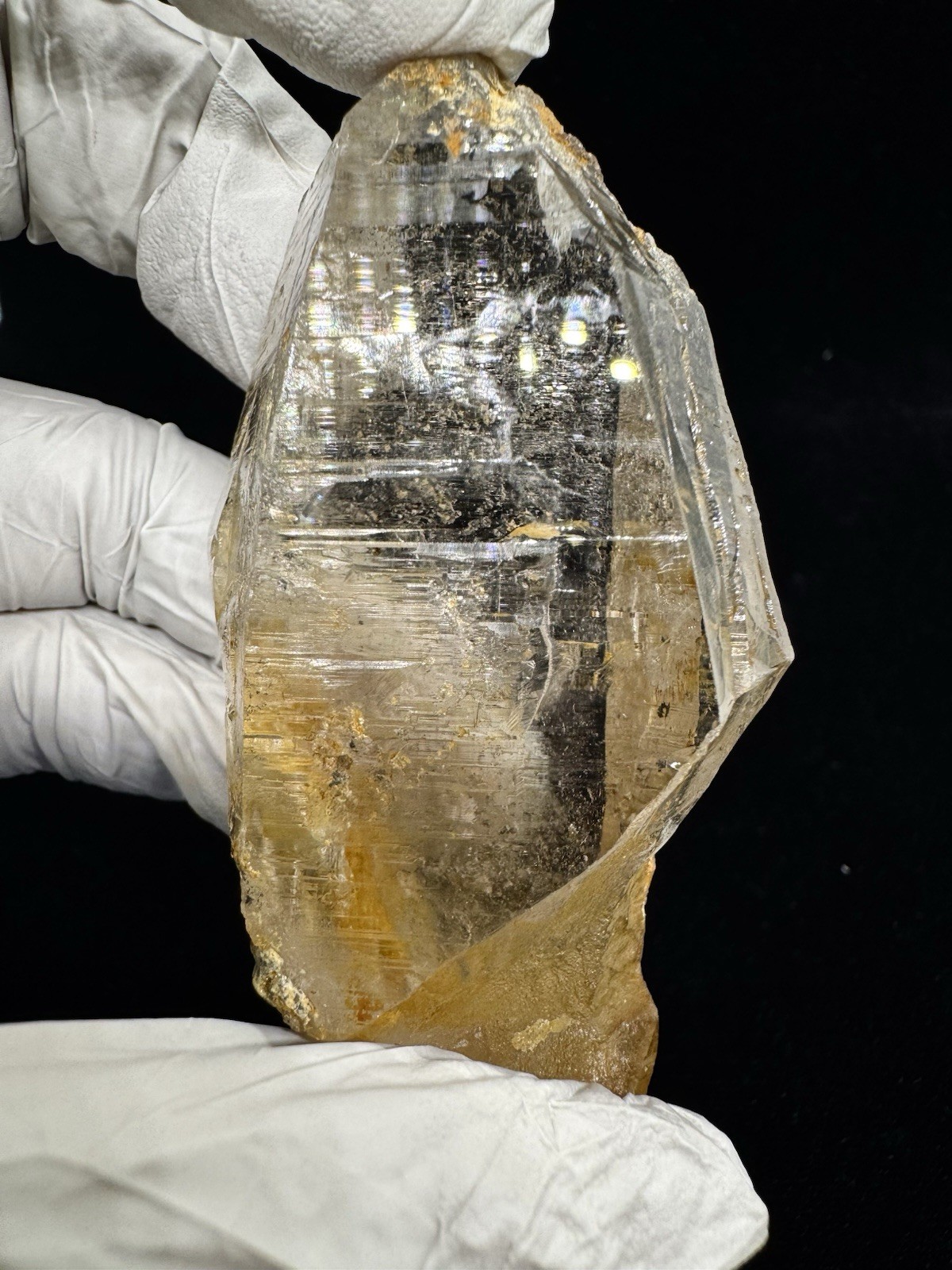 “Golden Comet” Ganesh Himalayan Quartz Secondary Growth Iron Oxide Nepal Crystal