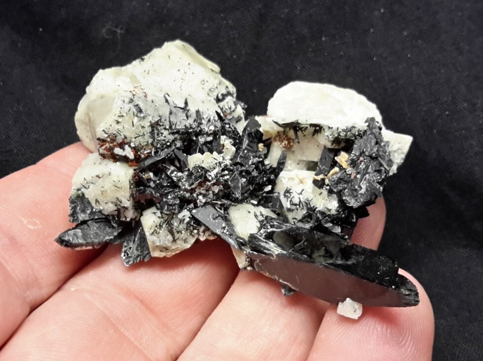 2″ AEGIRINE on MICROCLINE from Zomba, Malawi
