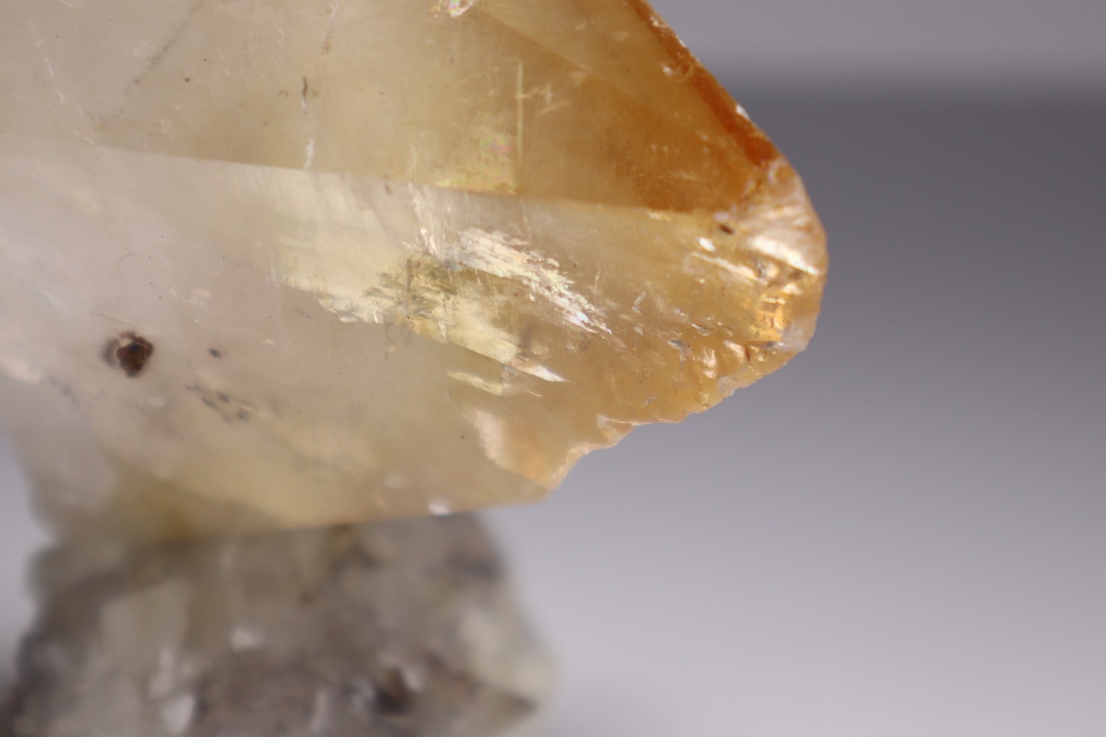 HUGE Elmwood Mine GOLDEN CALCITE Double Terminated Crystal Cluster 645g