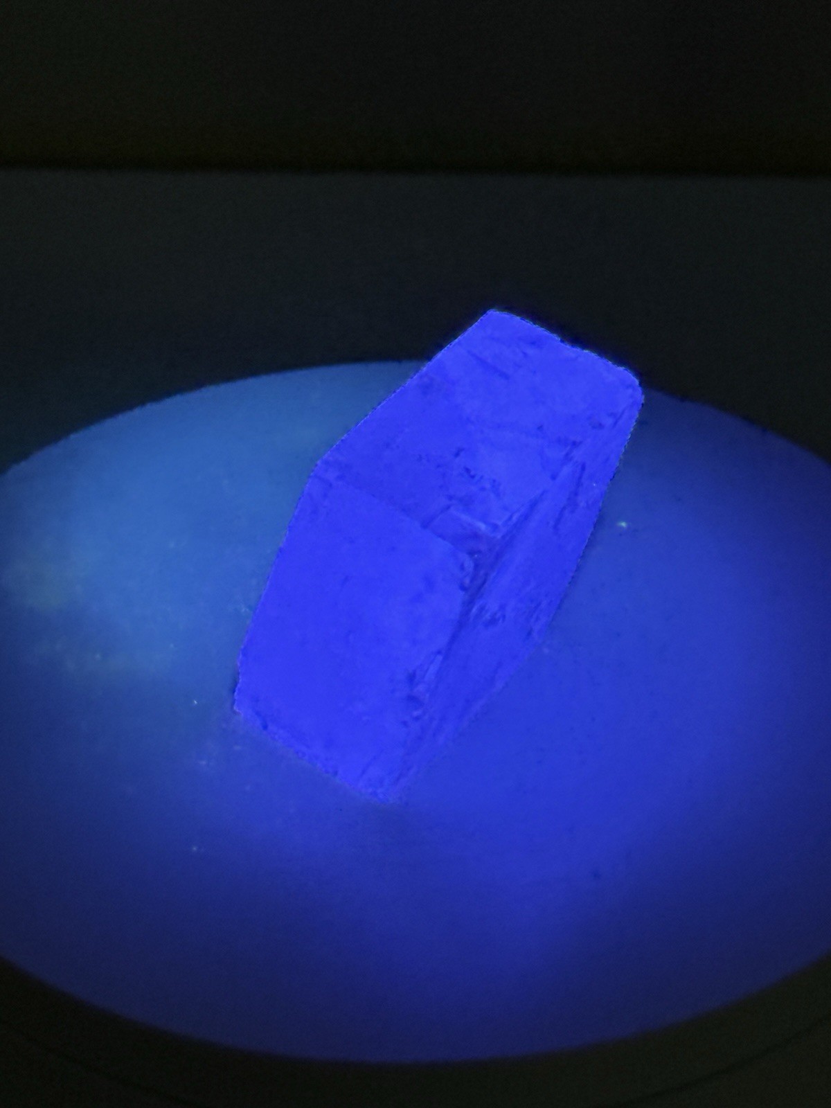 ETHEREAL Iceland Spar Calcite Crystal Specimen w/ Terlingua-type Fluorescence
