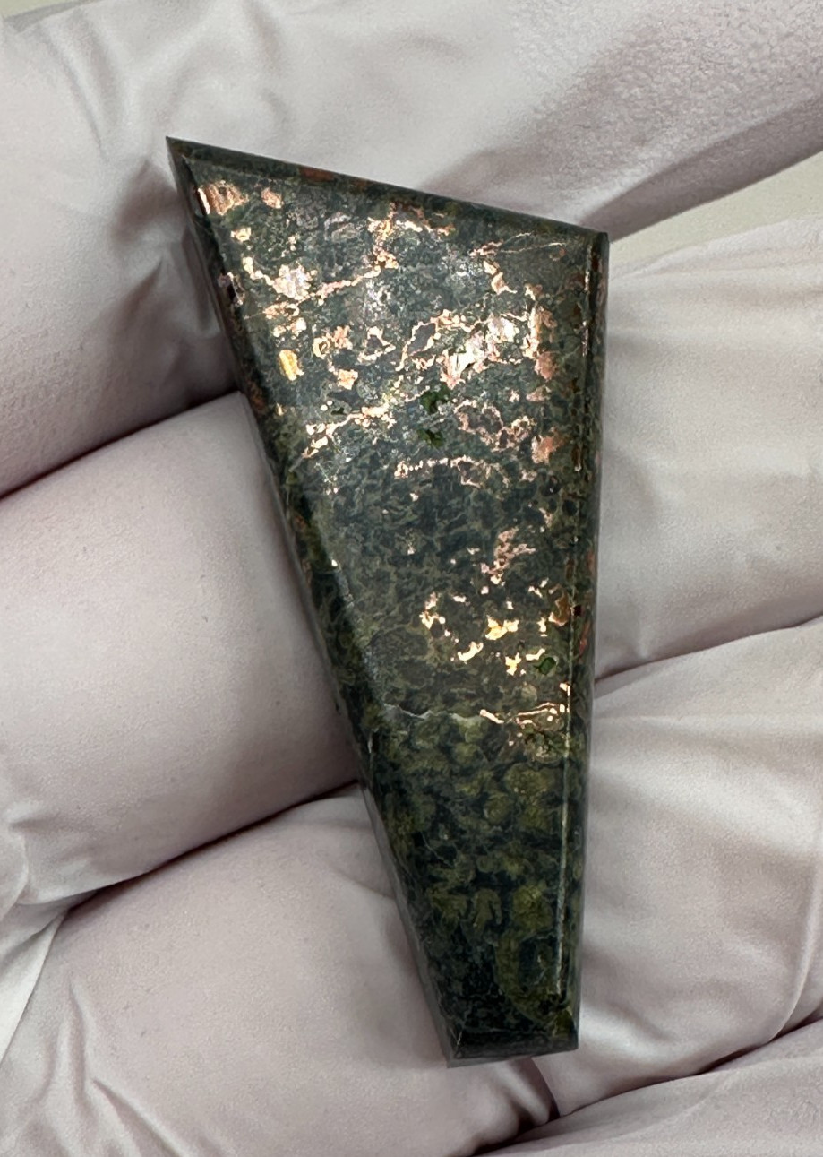 Beautiful ( 67 ct. ) Native Copper Cabochon from Houghton County, Michigan